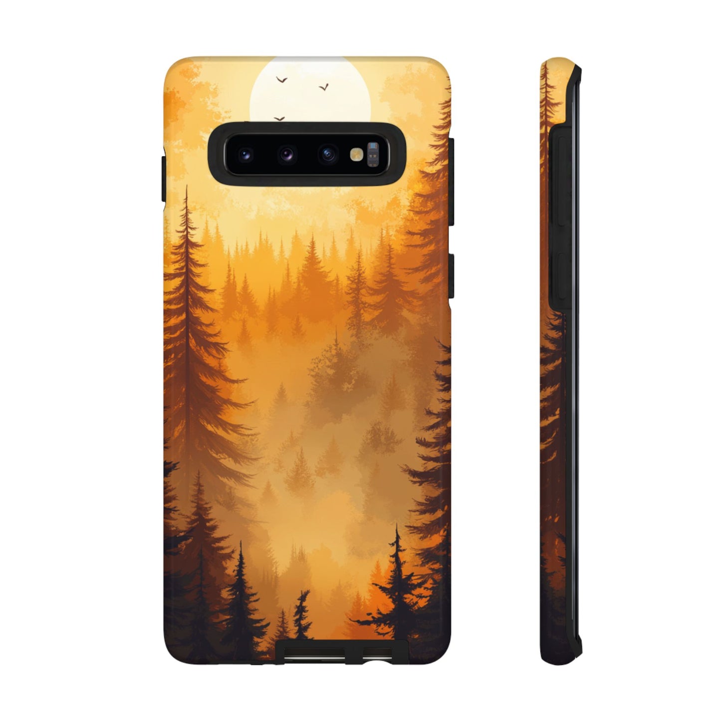 Golden Forest Silhouette – Tough Samsung Galaxy Case
