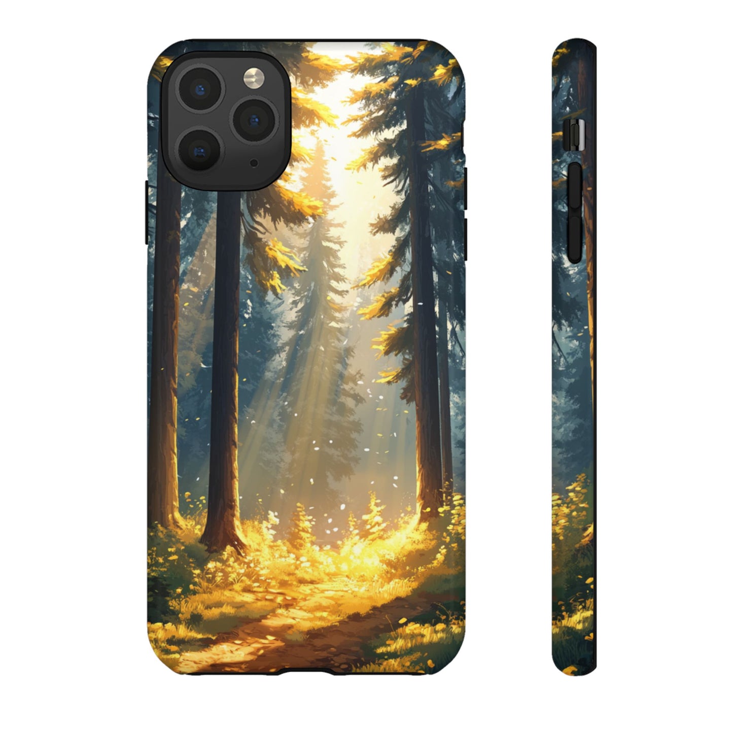 Golden Forest Path – Tough iPhone Case