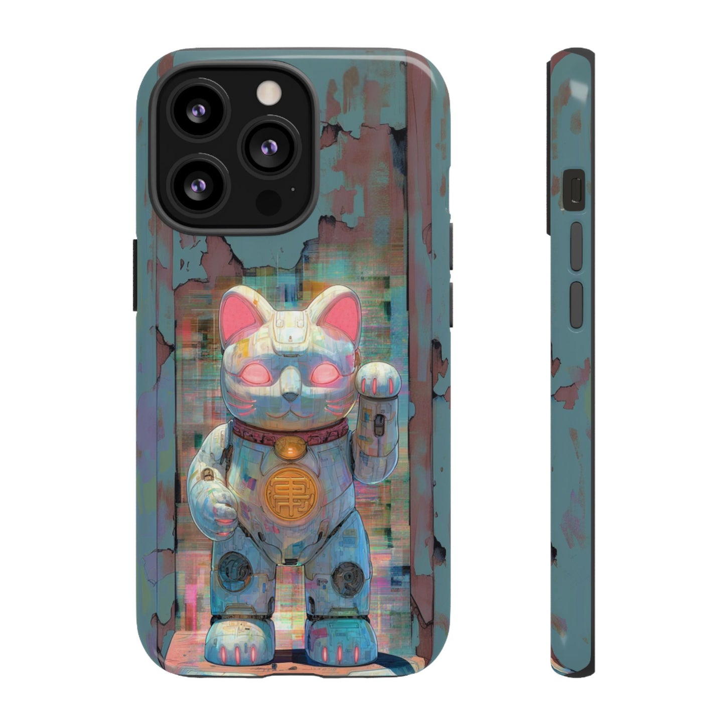 Cyber Lucky Cat - Tough iPhone Case