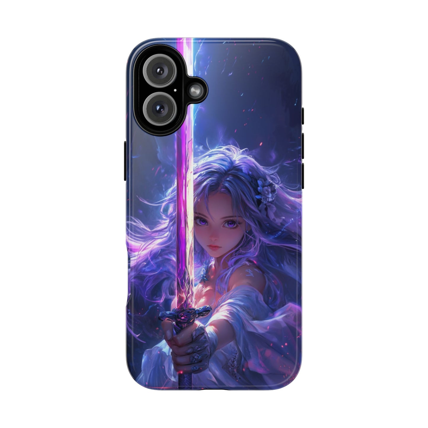 Violet Blade Warrior – Tough iPhone Case