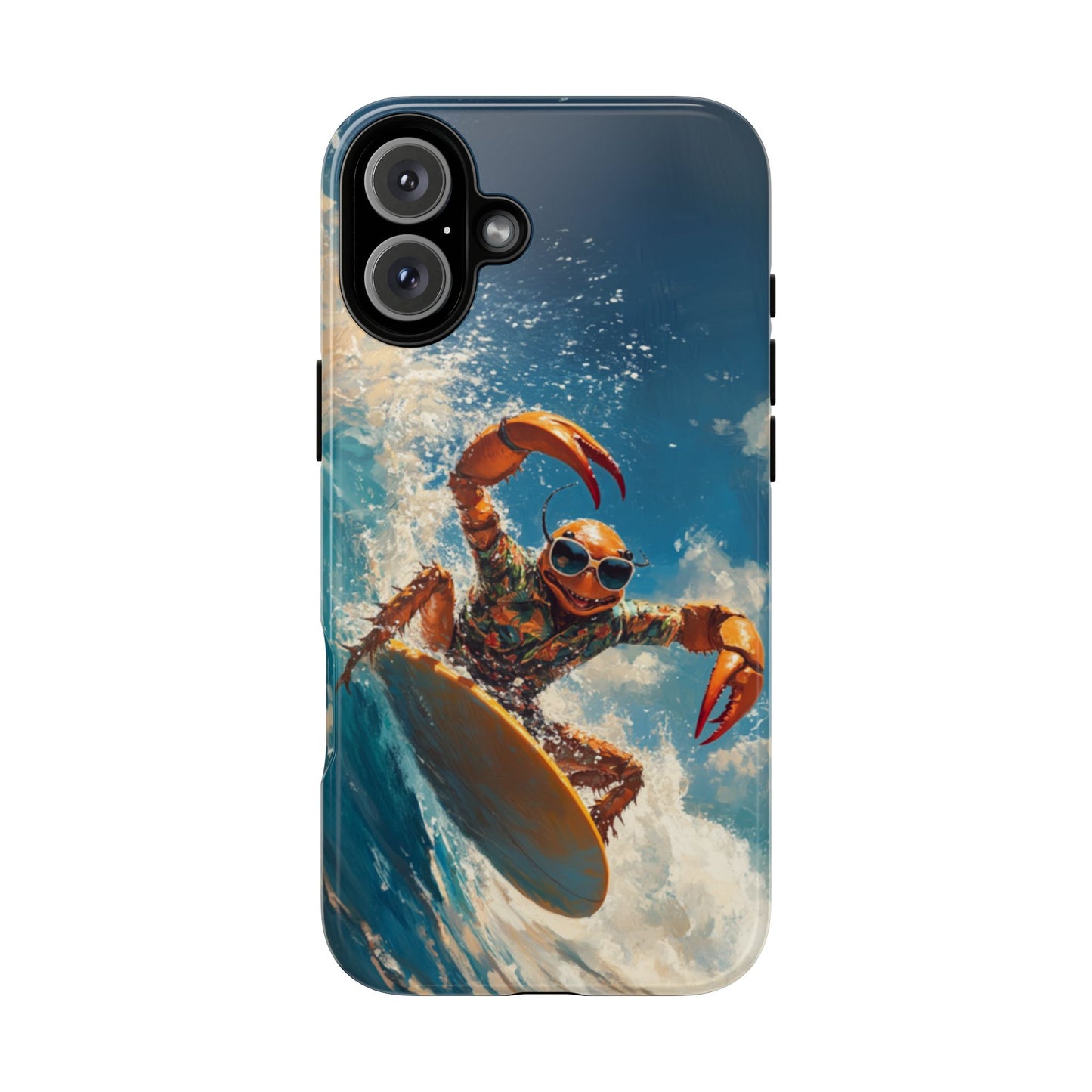 Surfing Crab - Tough iPhone Case