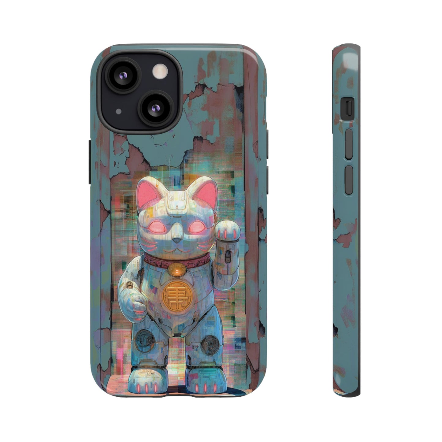 Cyber Lucky Cat - Tough iPhone Case