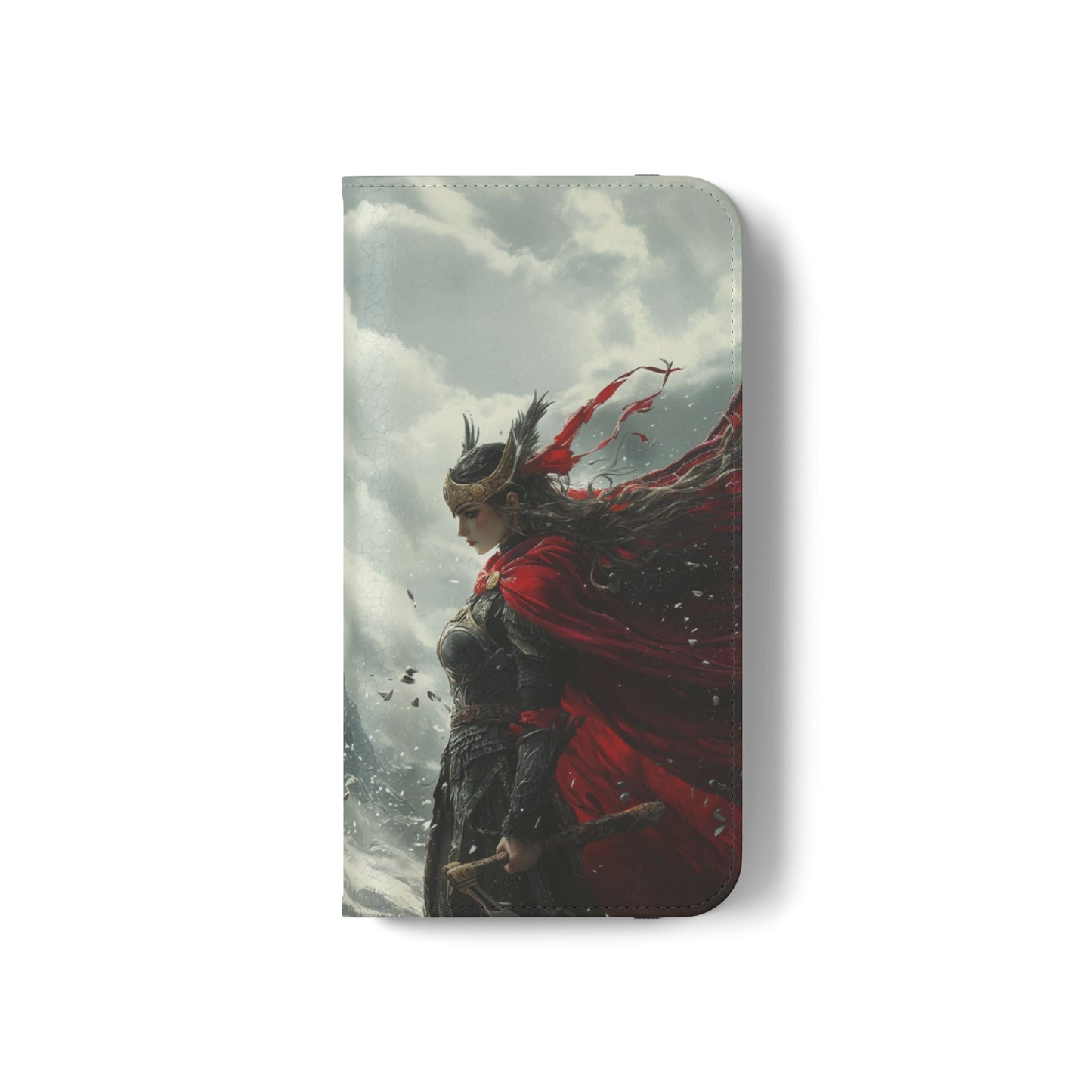 Freya Crimson Valkyrie - Wallet Flip Case