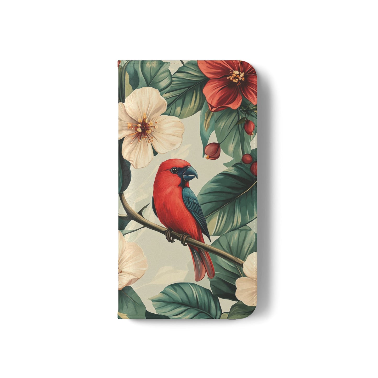 Scarlet Songbird - Wallet Flip Case