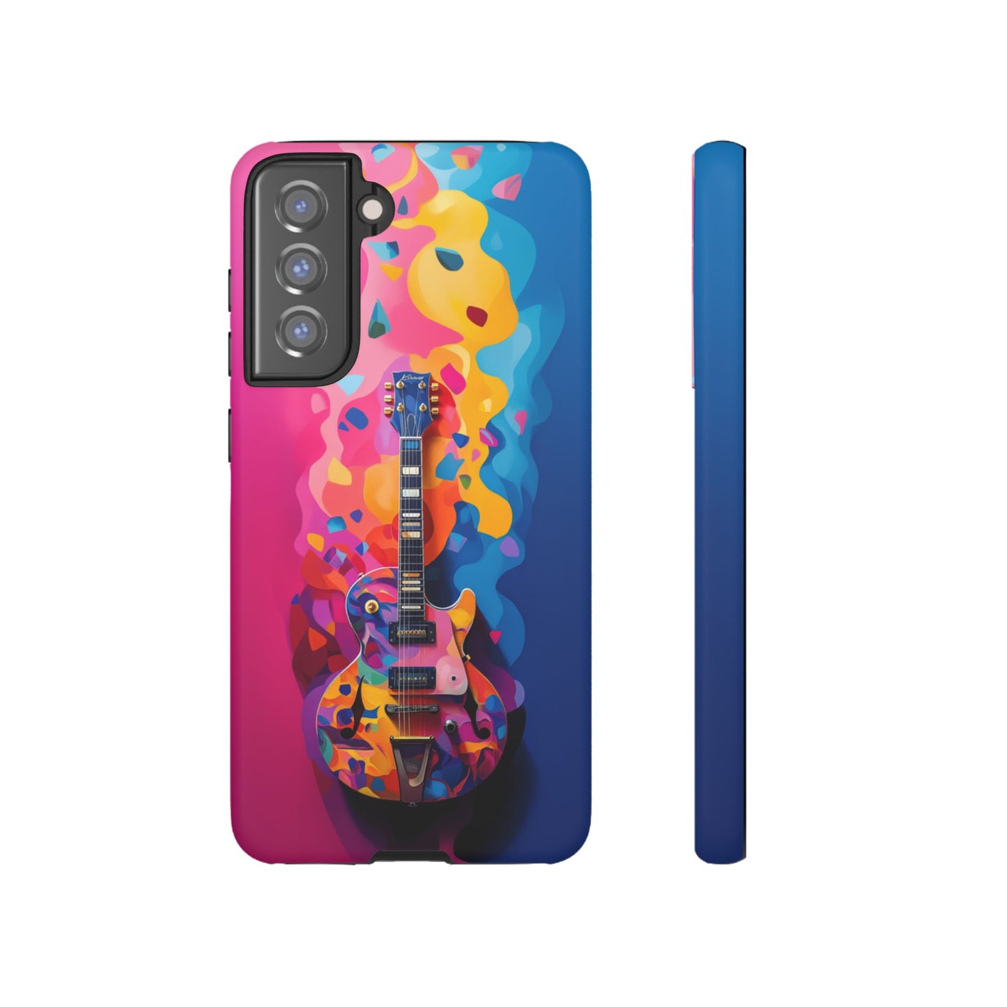 Vibrant Abstract Guitar Phone Case - iPhone, Google Pixel, Samsung Galaxy