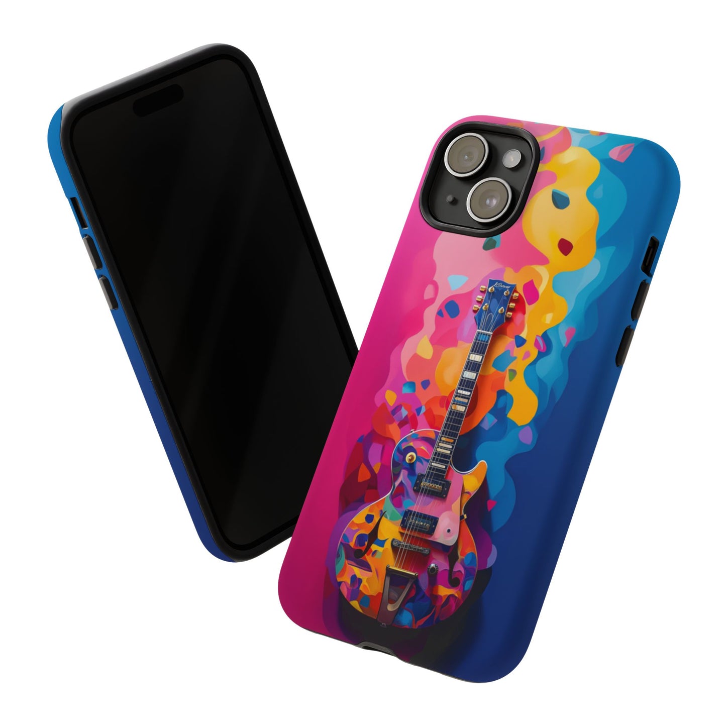 Vibrant Abstract Guitar Phone Case - iPhone, Google Pixel, Samsung Galaxy