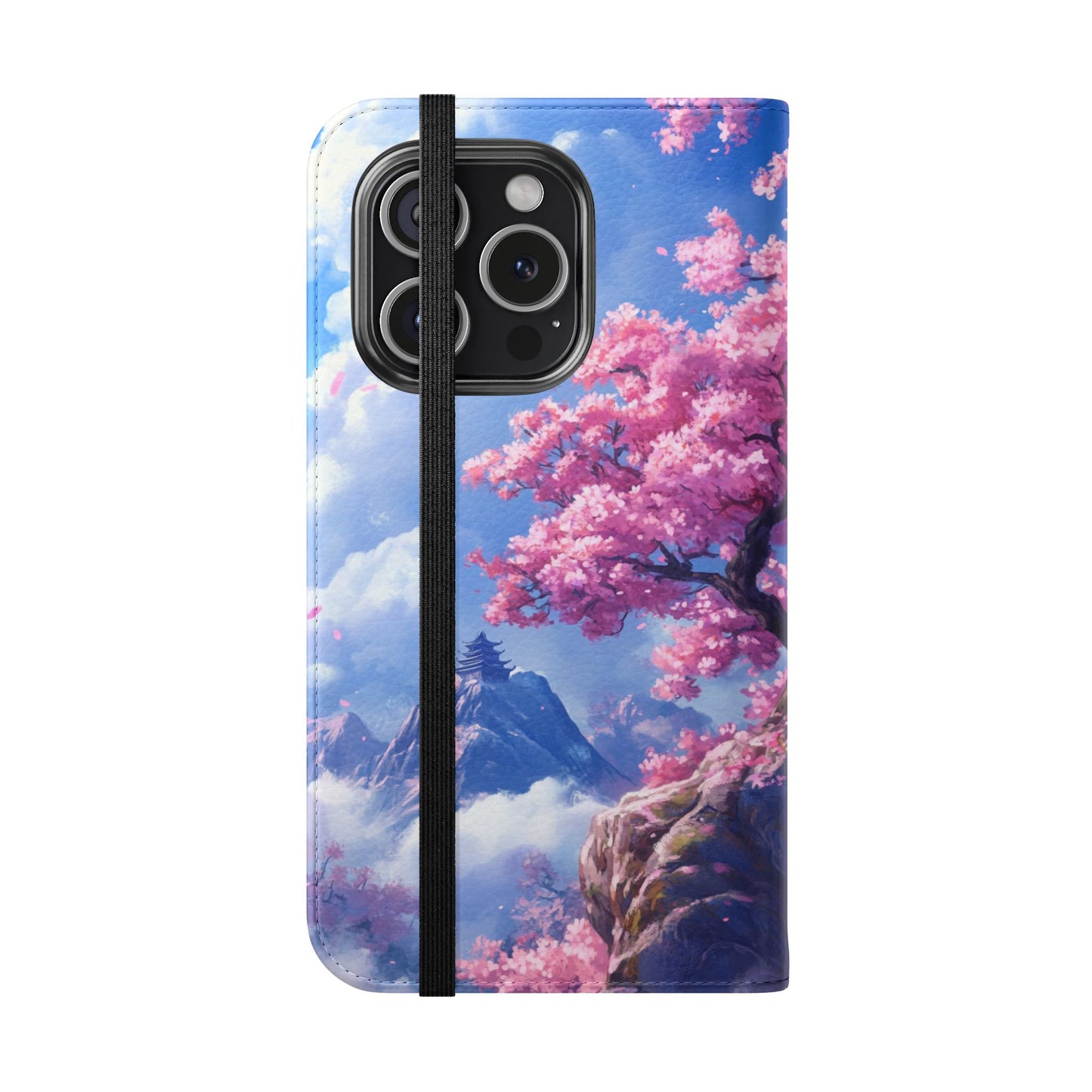 Sakura Sky Temple - Wallet Flip Case