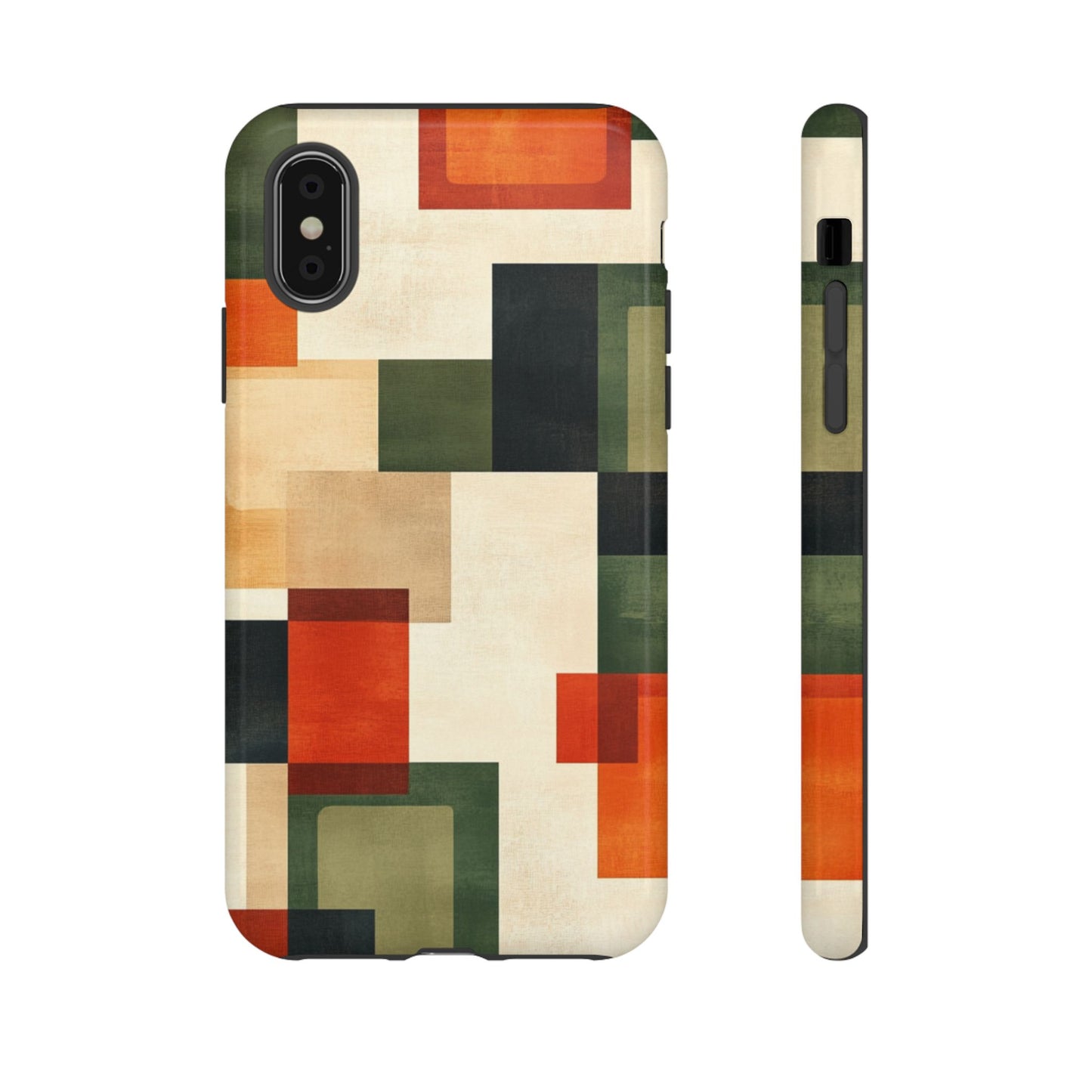 Mid-Century Modern Geometric Pattern Phone Case - iPhone, Google Pixel, Samsung Galaxy