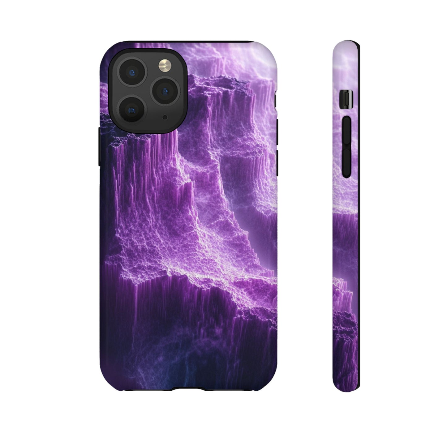 Purple Crystal Canyon - Tough iPhone Case