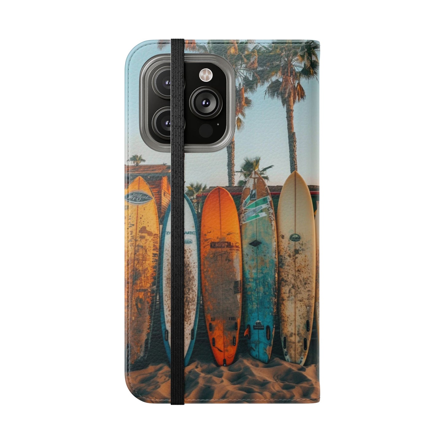 Beach Surfboards - Wallet Flip Case