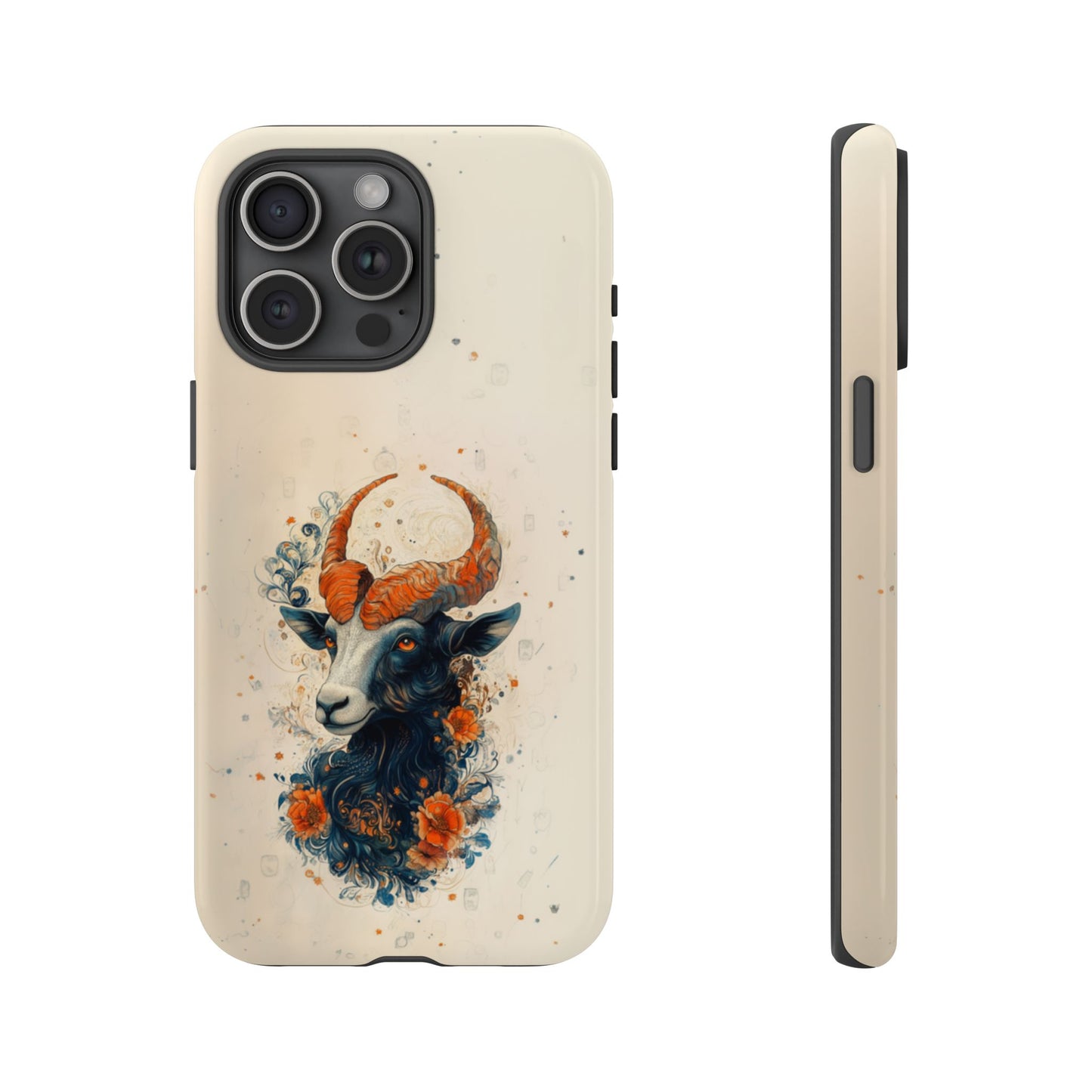 Capricorn Celestial Goat - Tough iPhone Case