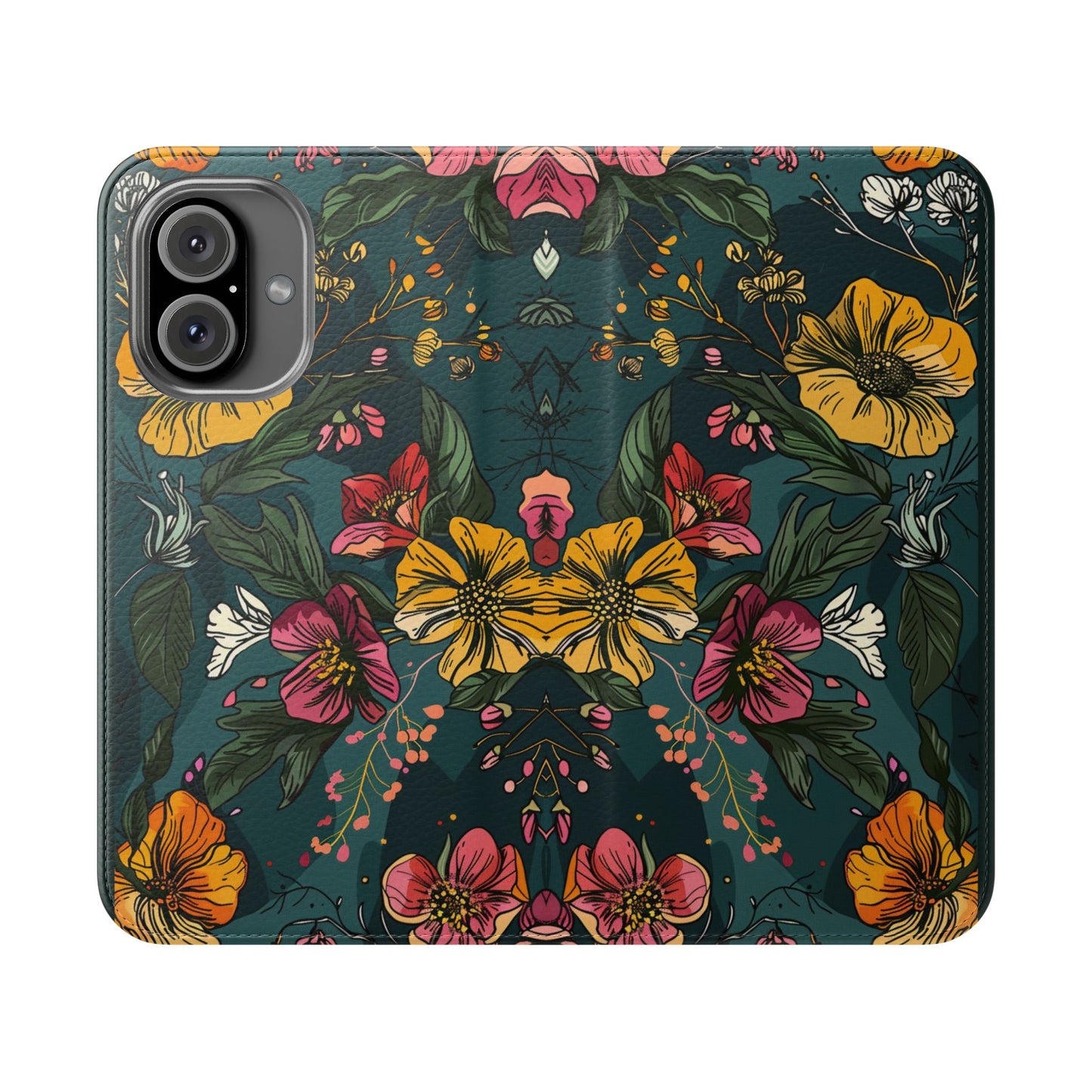 Vintage Floral Bloom - Wallet Flip Case