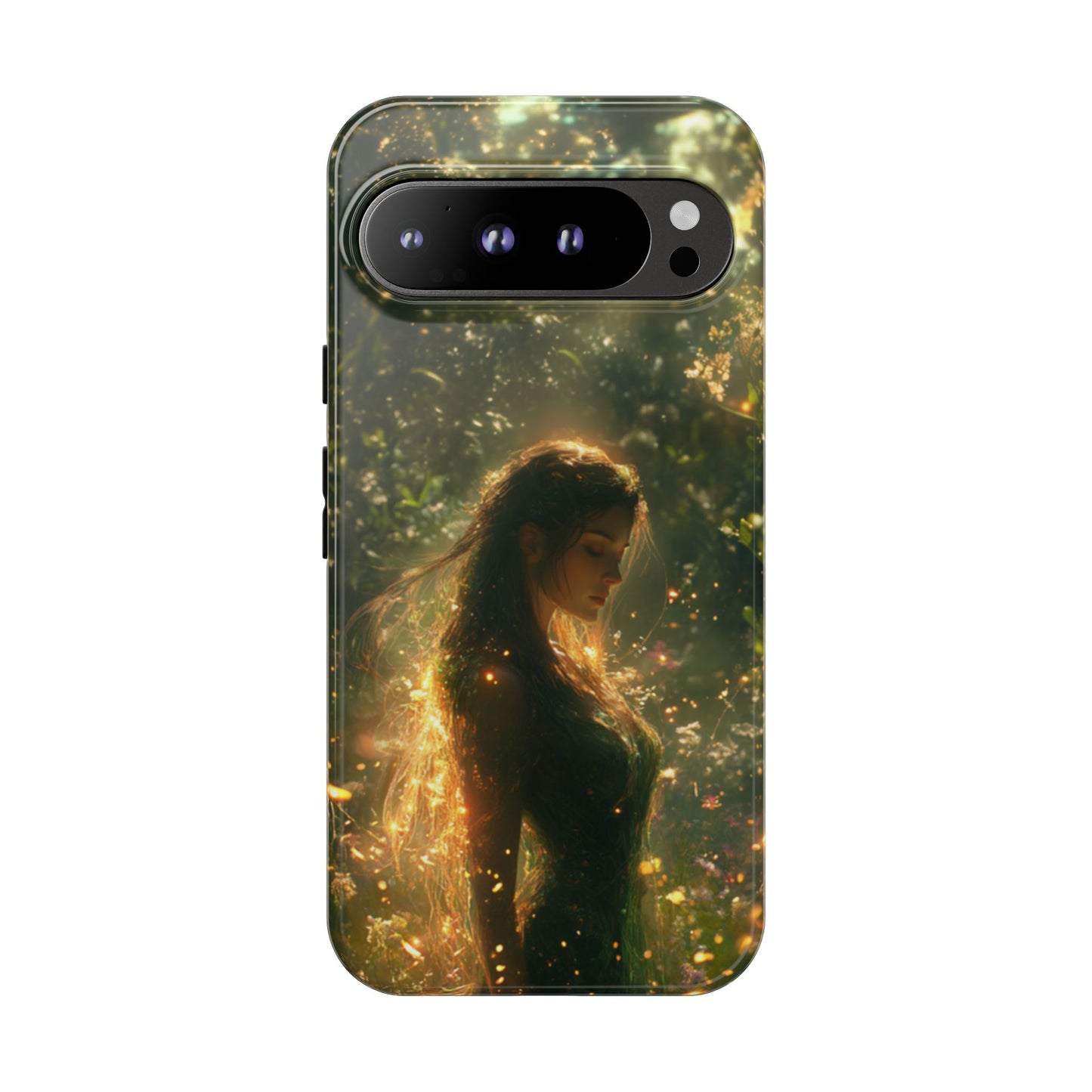 Forest Goddess Golden Light Meadow - Tough Google Pixel Case