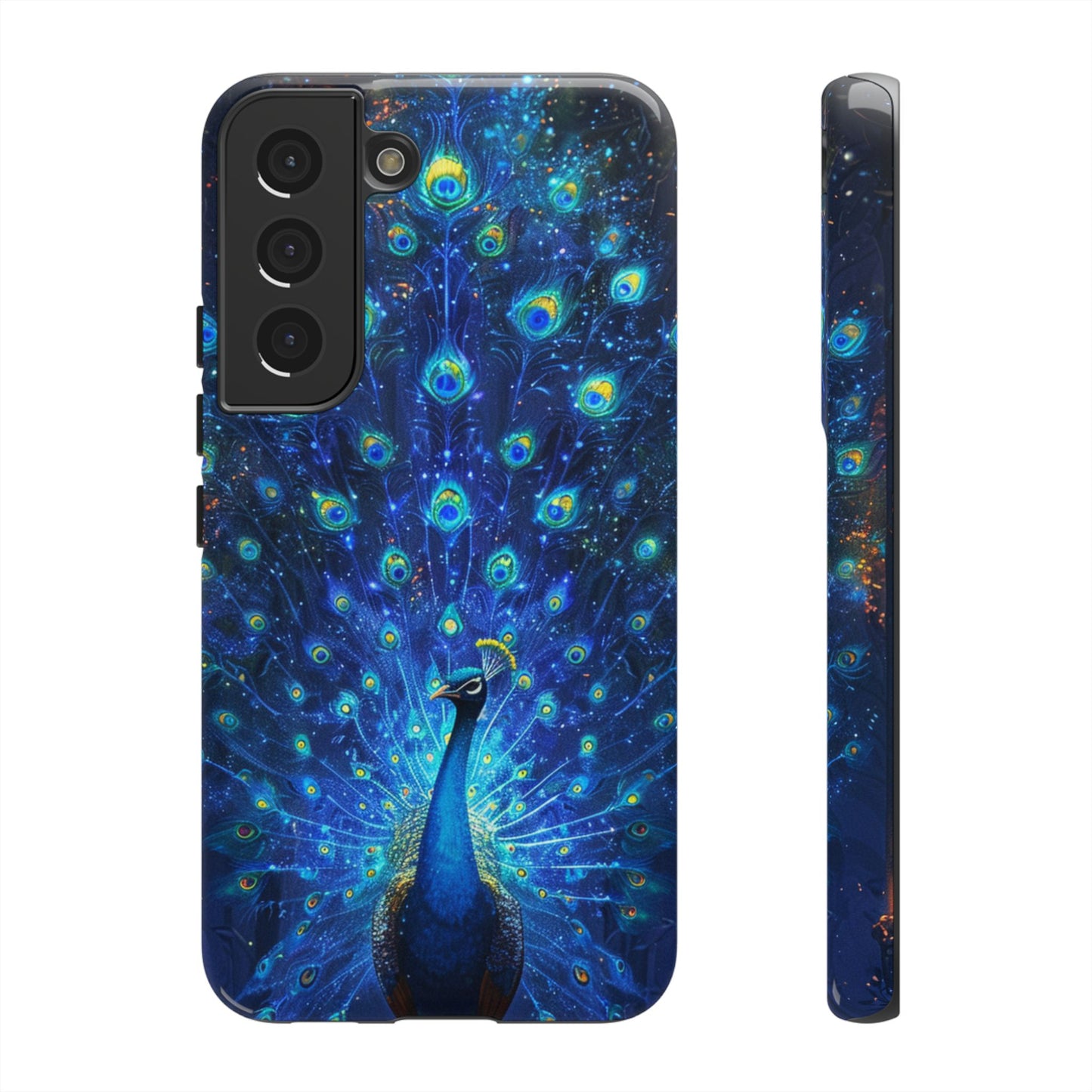 Starlit Peacock Majesty – Tough Samsung Galaxy Case