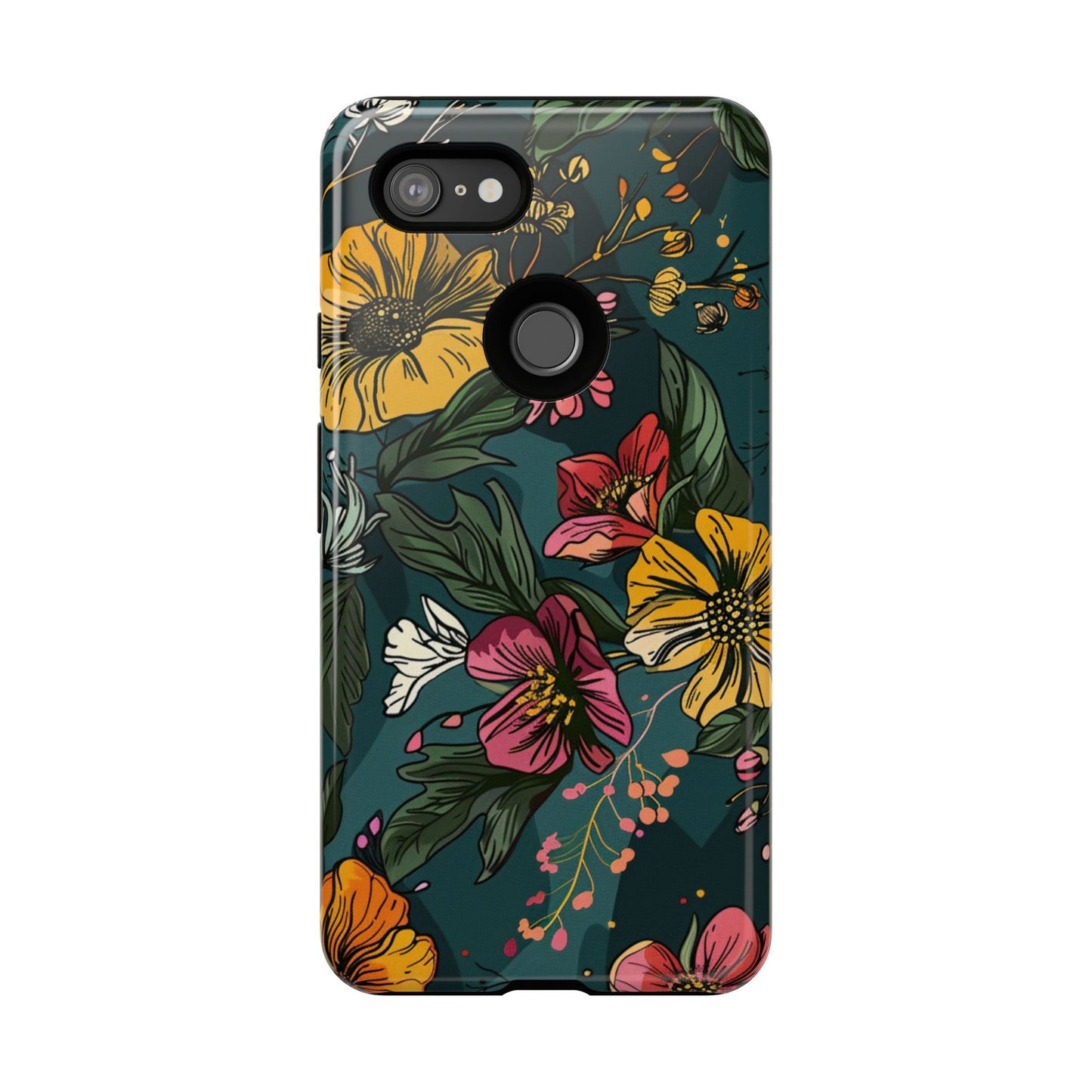 Vintage Floral Bloom – Tough Google Pixel Case