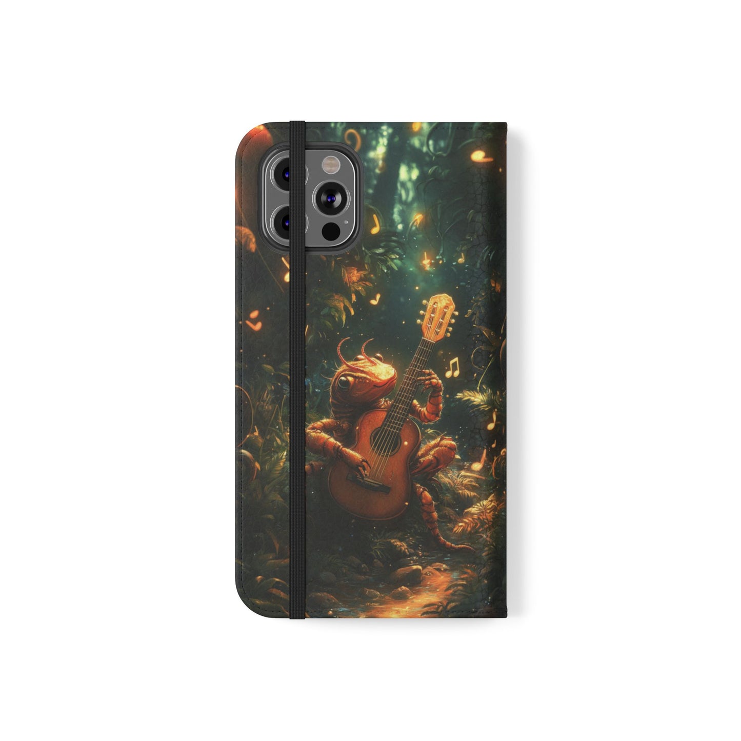 Serenade Forest Guitarist - Wallet Flip Case