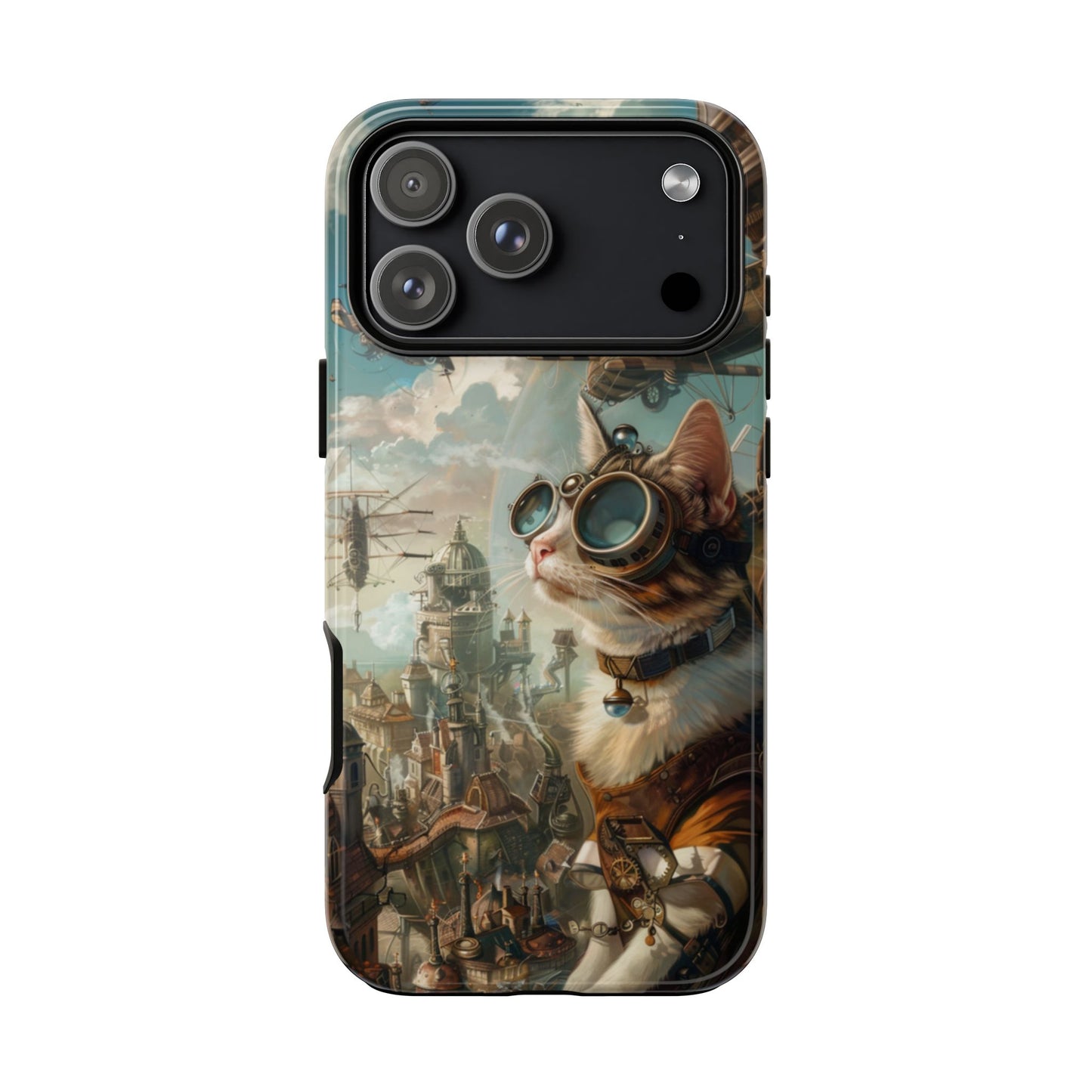 Steampunk Aviator Cat - Tough iPhone Case