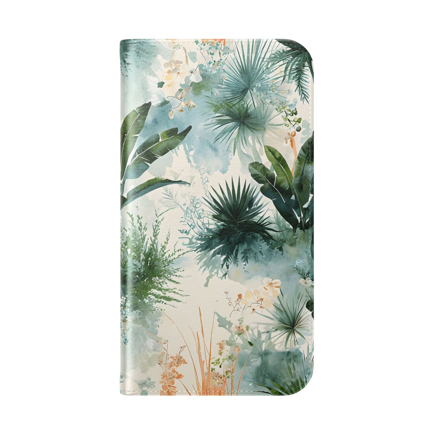 Tropical Botanical Watercolor - Wallet Flip Case