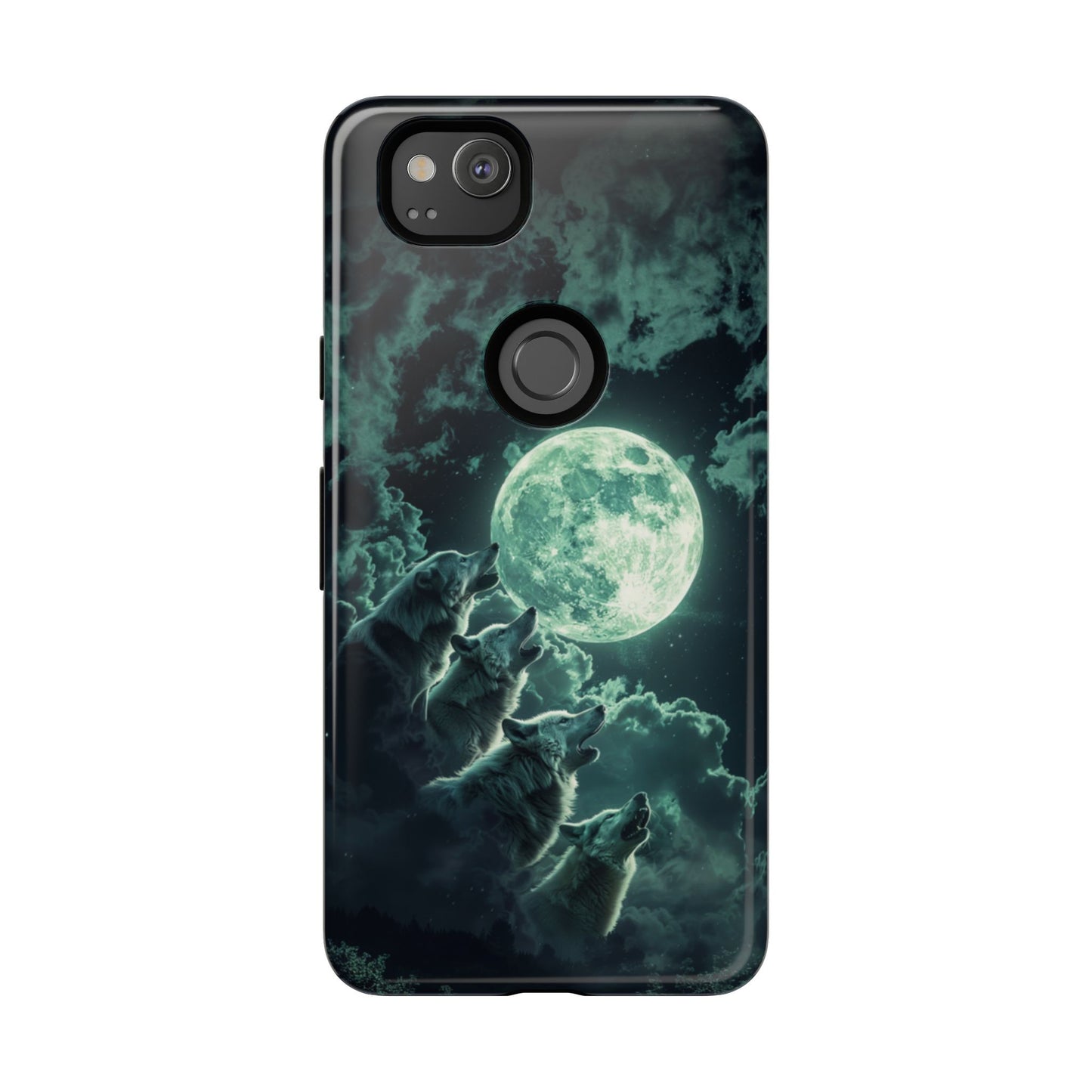 Moonlit Wolf Chorus - Tough Google Pixel Case