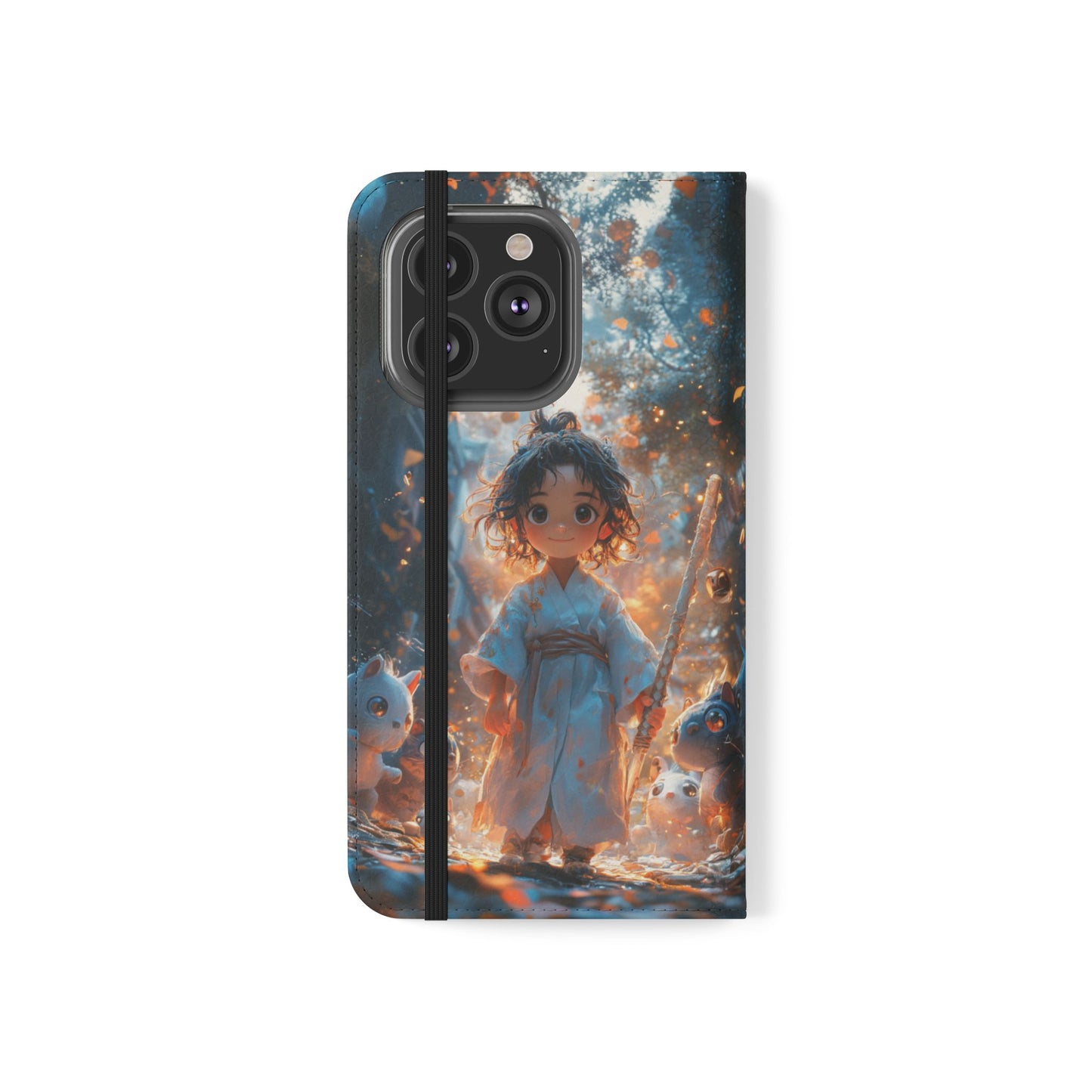 Forest Spirit Child - Wallet Flip Case