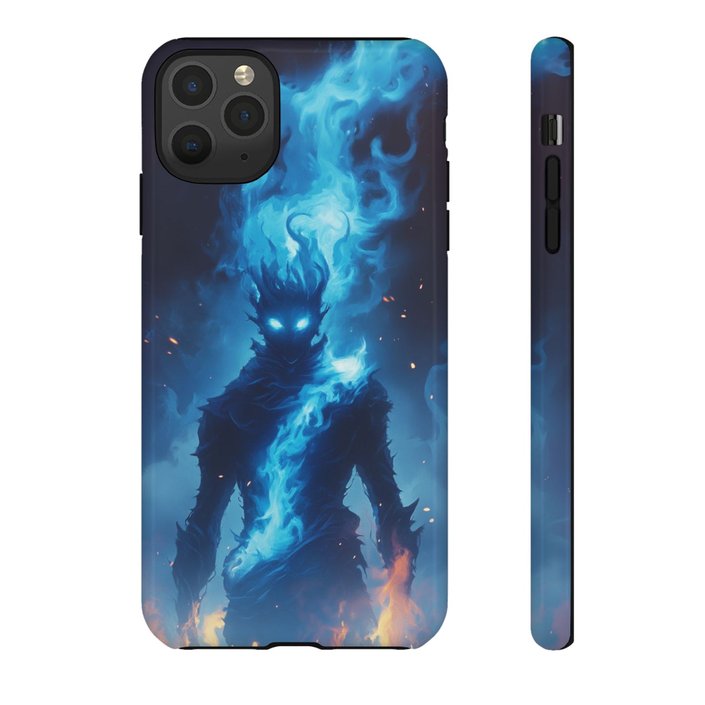 Blue Flame Spirit - Tough iPhone Case