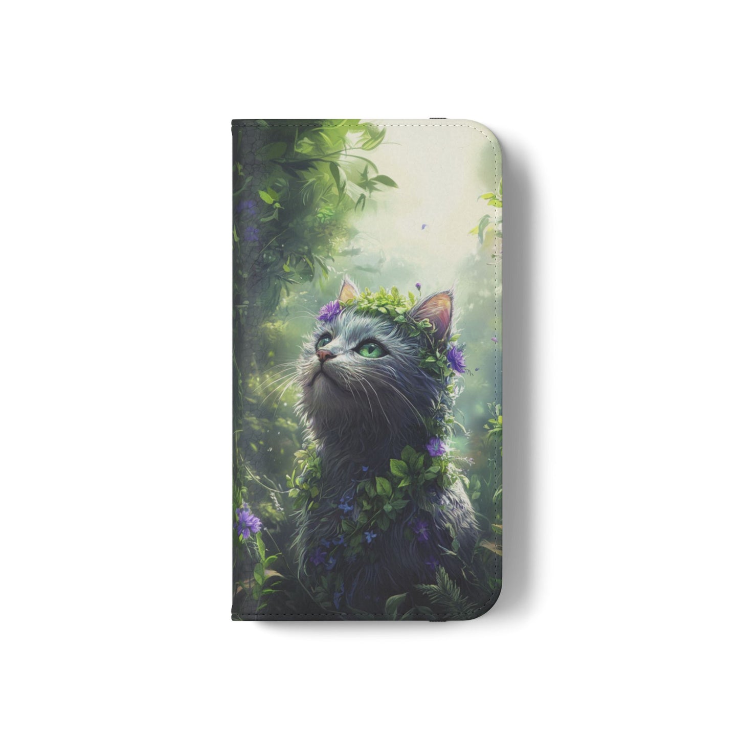 Forest Spirit Cat - Wallet Flip Case