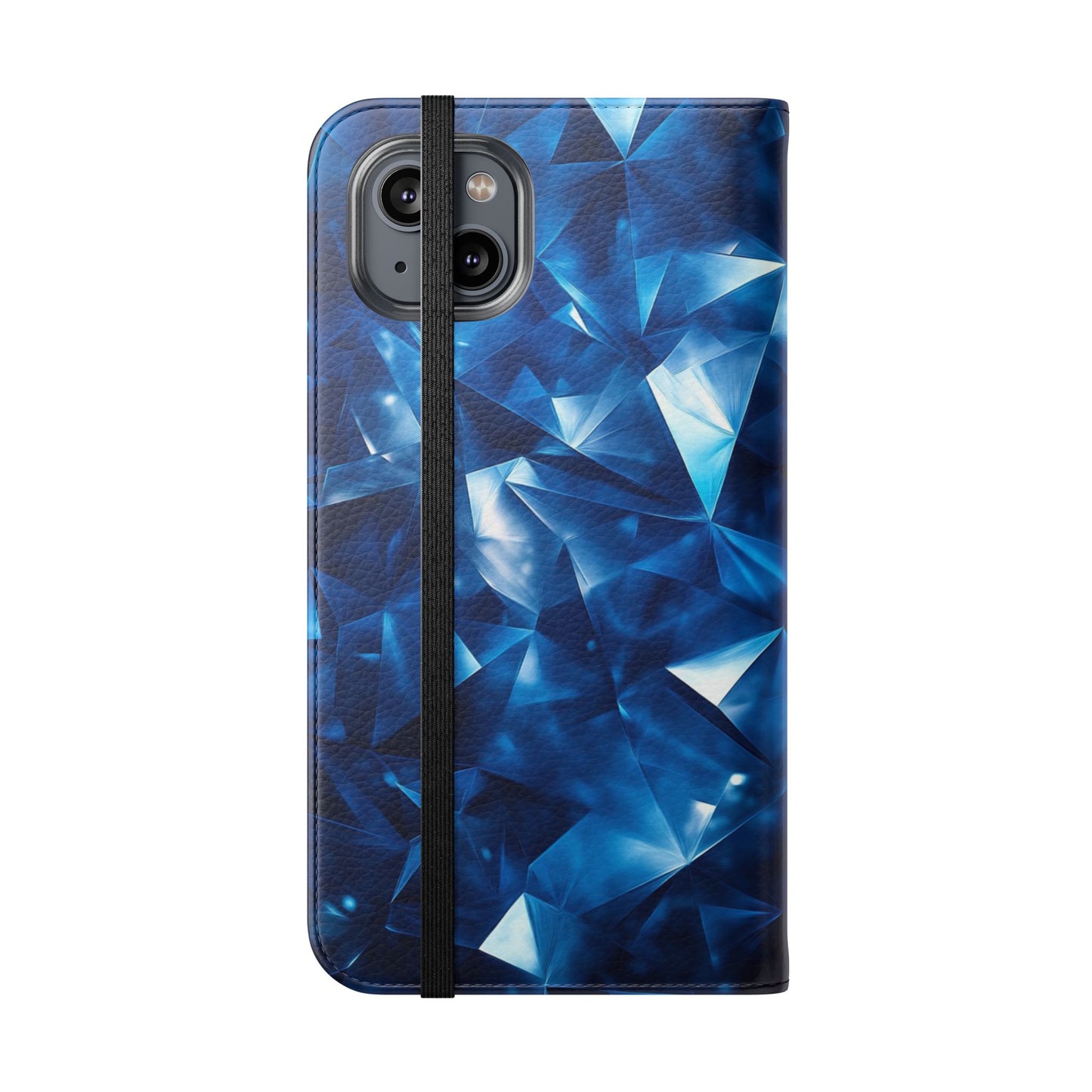 Sapphire Crystal Shards - Wallet Flip Case