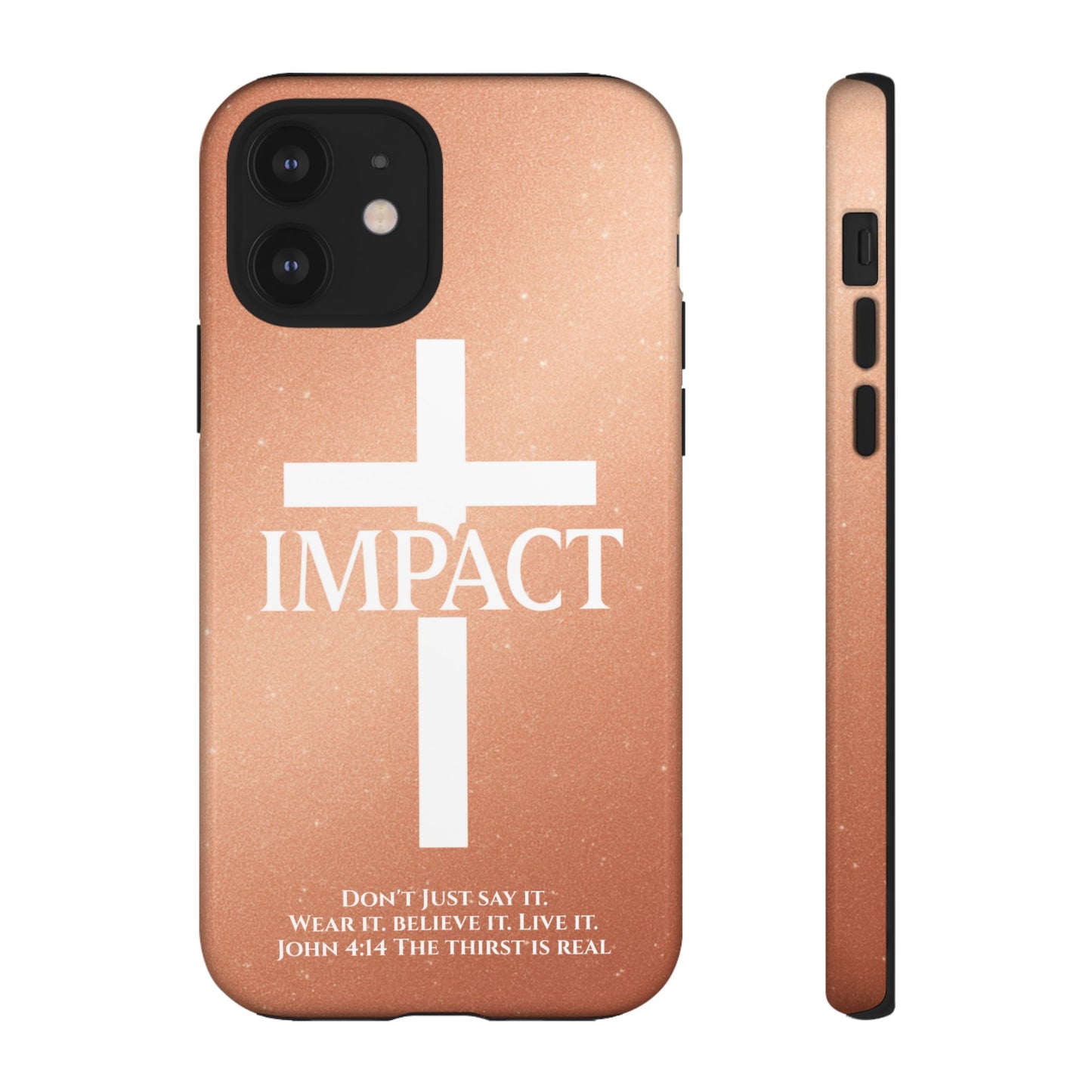 Impace Rose Gold - Tough iPhone Case