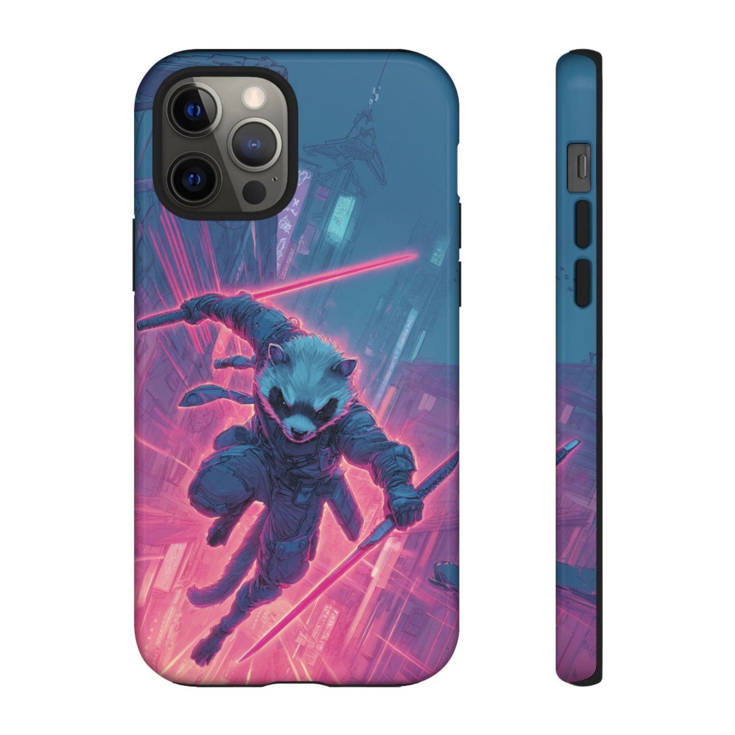 Cyberpunk Ferret - Tough iPhone Case
