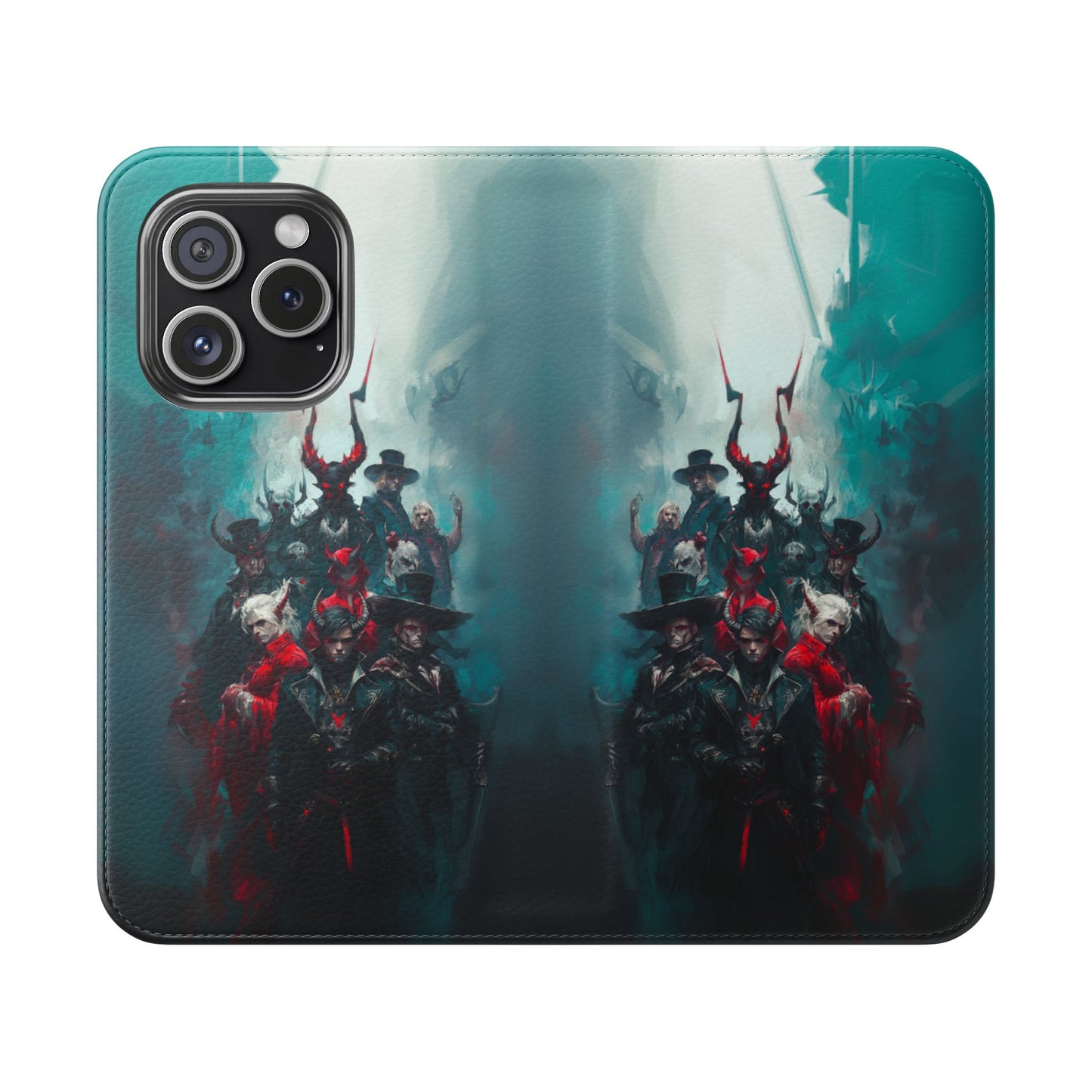 Dark Fantasy Demon Hunters - Wallet Flip Case