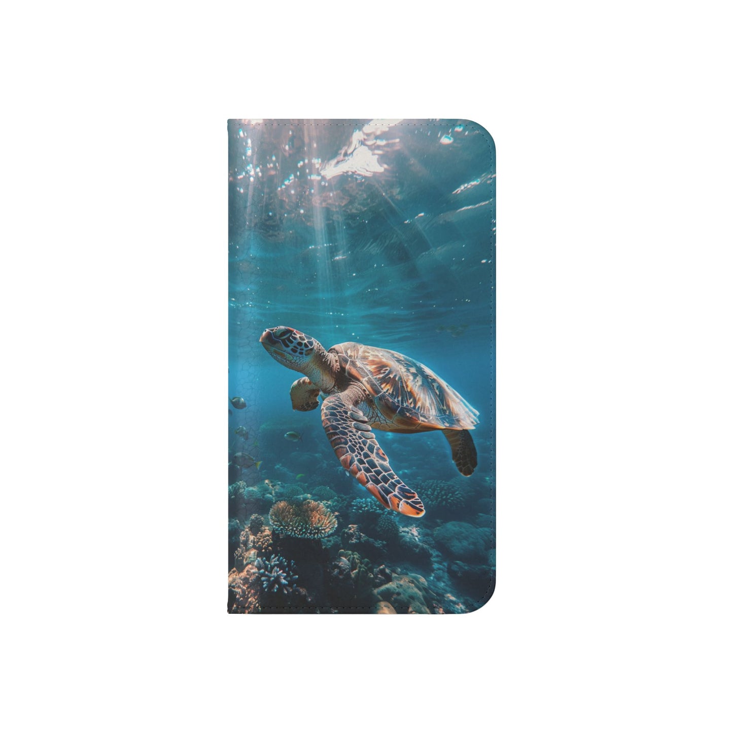 Ocean Guardian Sea Turtle - Wallet Flip Case