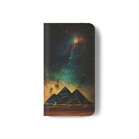Astral Pyramids - Wallet Flip Case