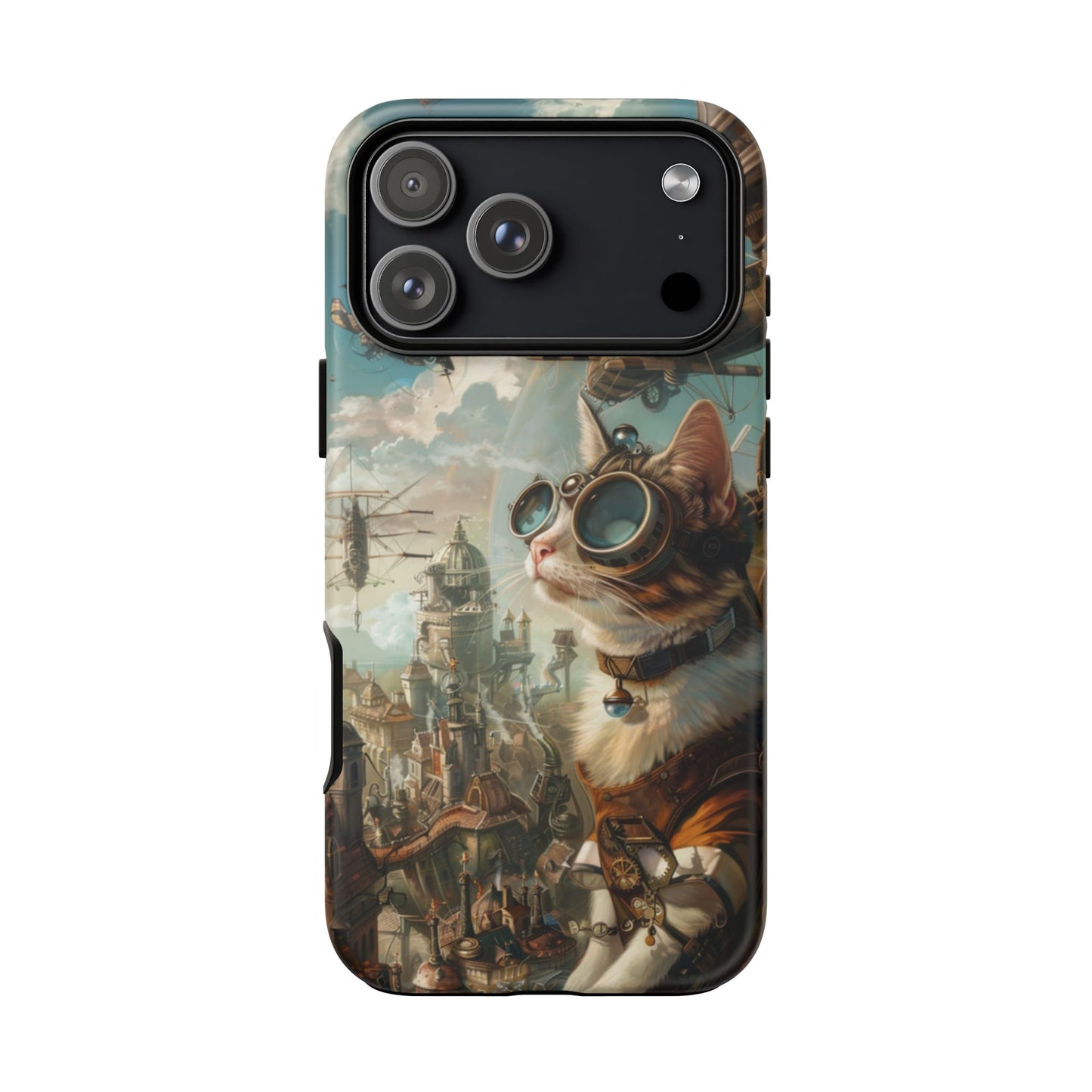 Steampunk Aviator Cat - Tough iPhone Case