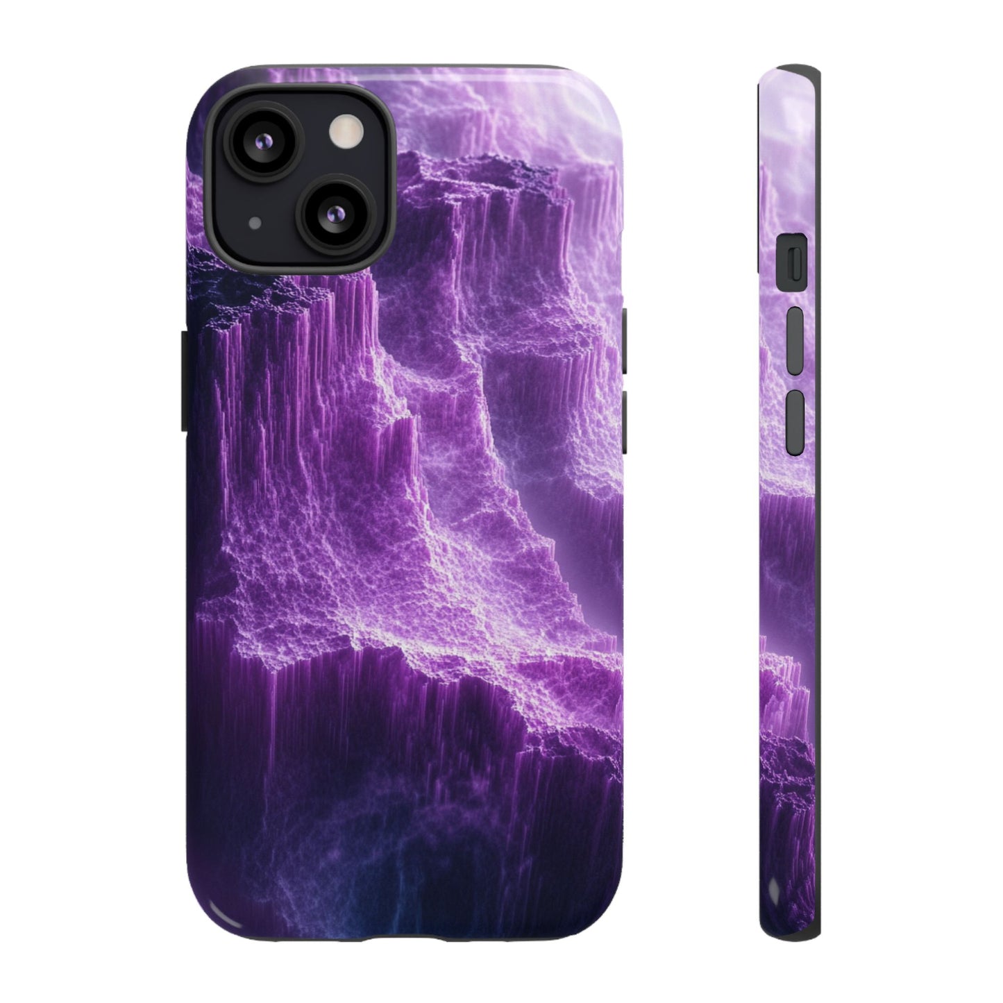 Purple Crystal Canyon - Tough iPhone Case