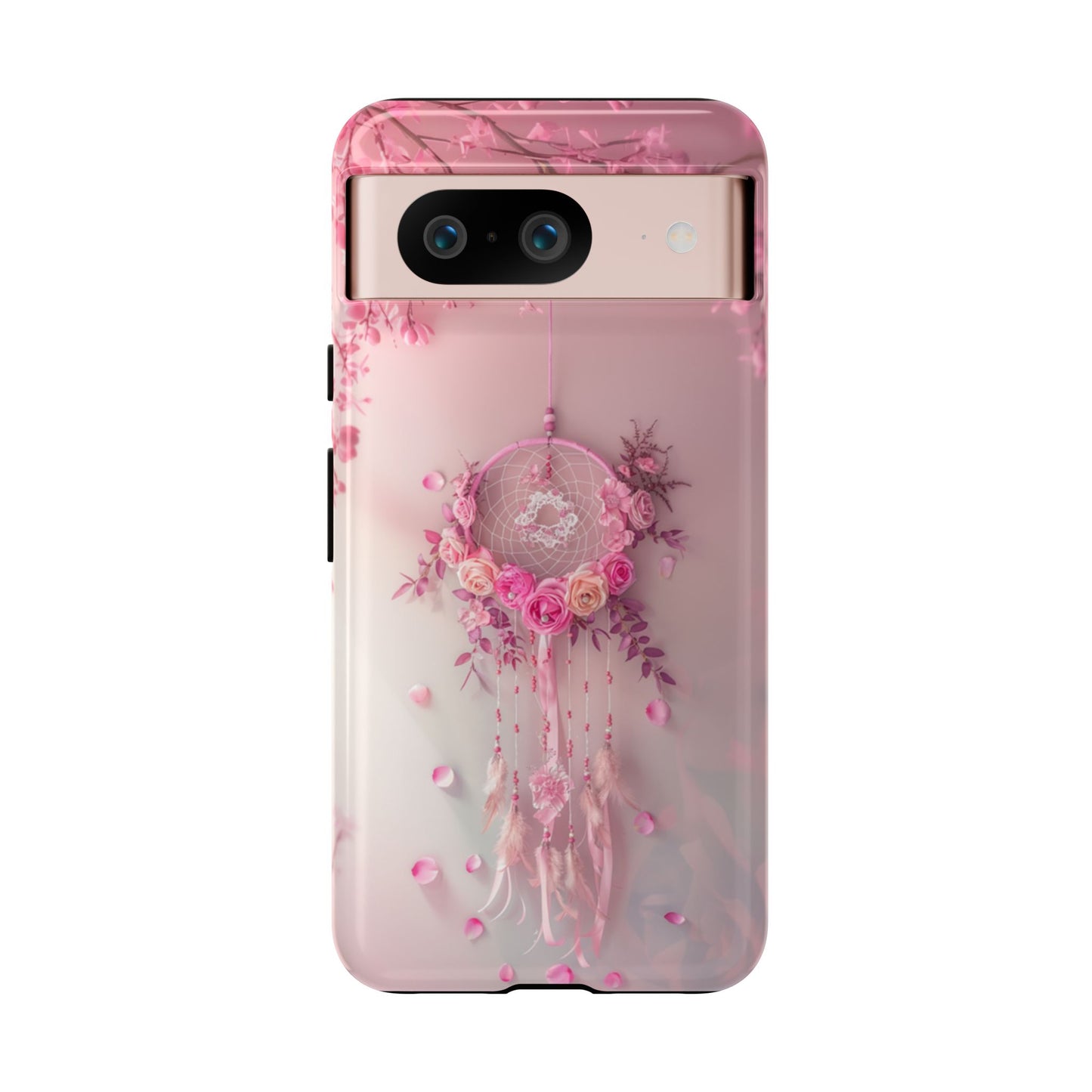 Pink Rose Dreamcatcher - Tough Google Pixel Case