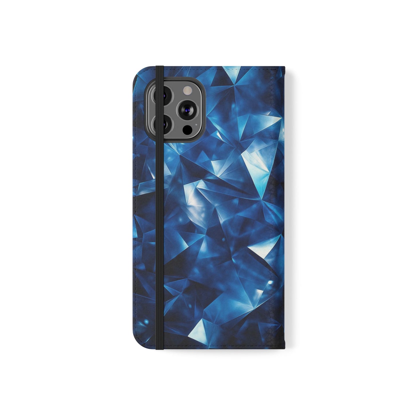 Sapphire Crystal Shards - Wallet Flip Case