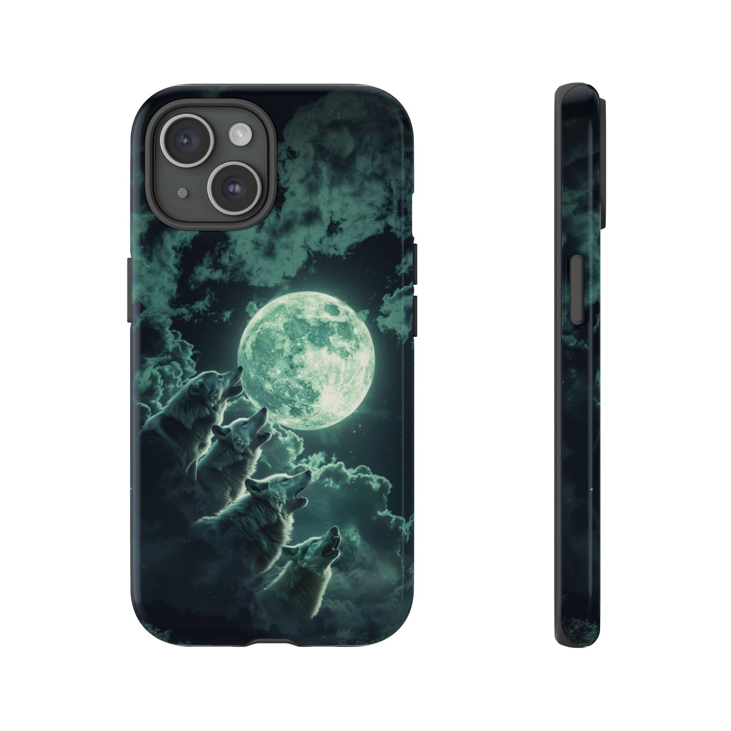 Moonlit Wolf Chorus - Tough iPhone Case