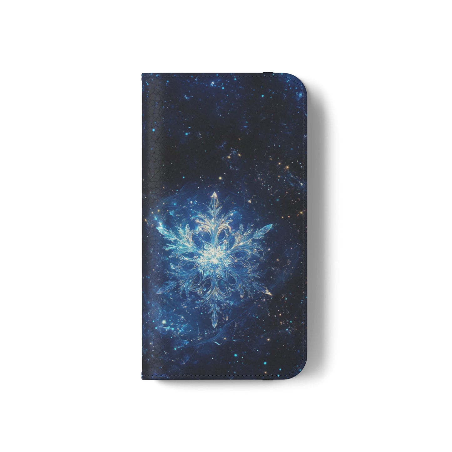 Cosmic Snowflake - Wallet Flip Case