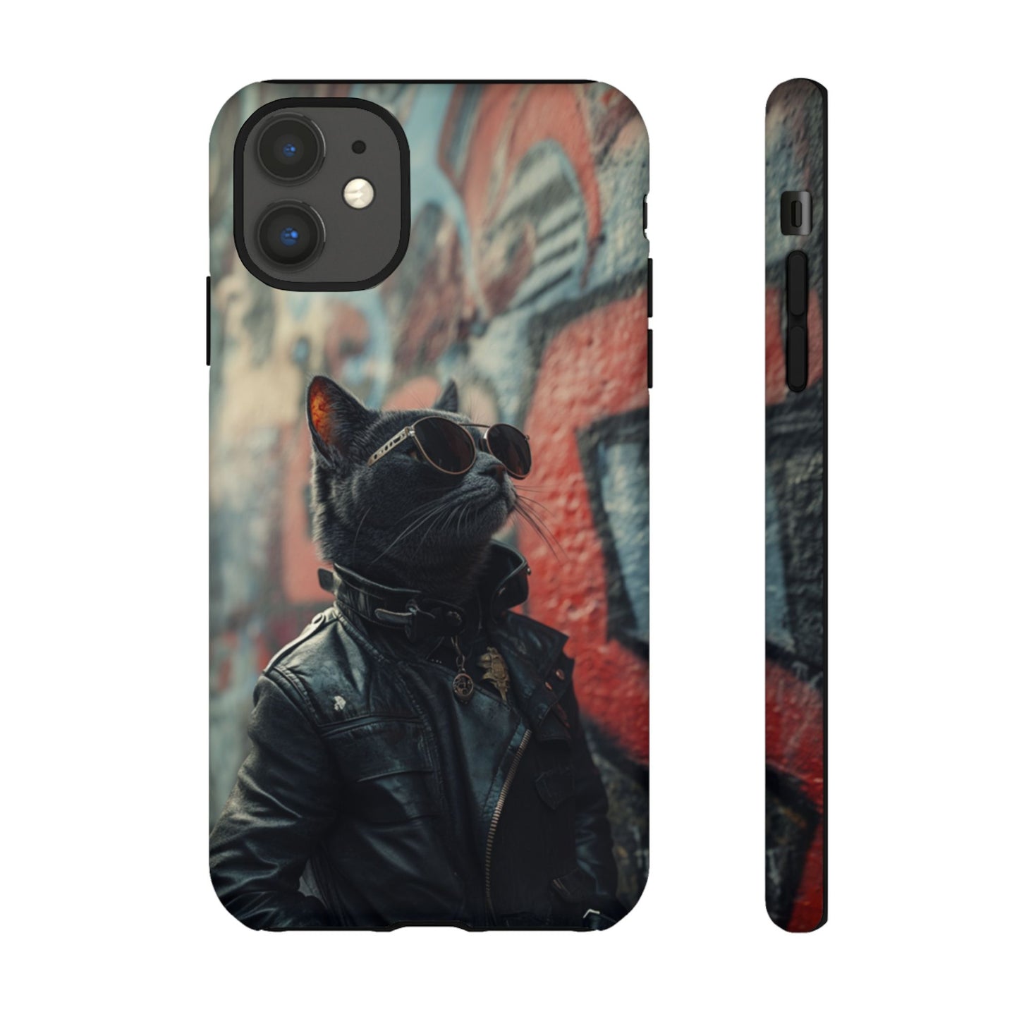 Punk Rock Cat Phone Case – iPhone, Google Pixel, Samsung Galaxy