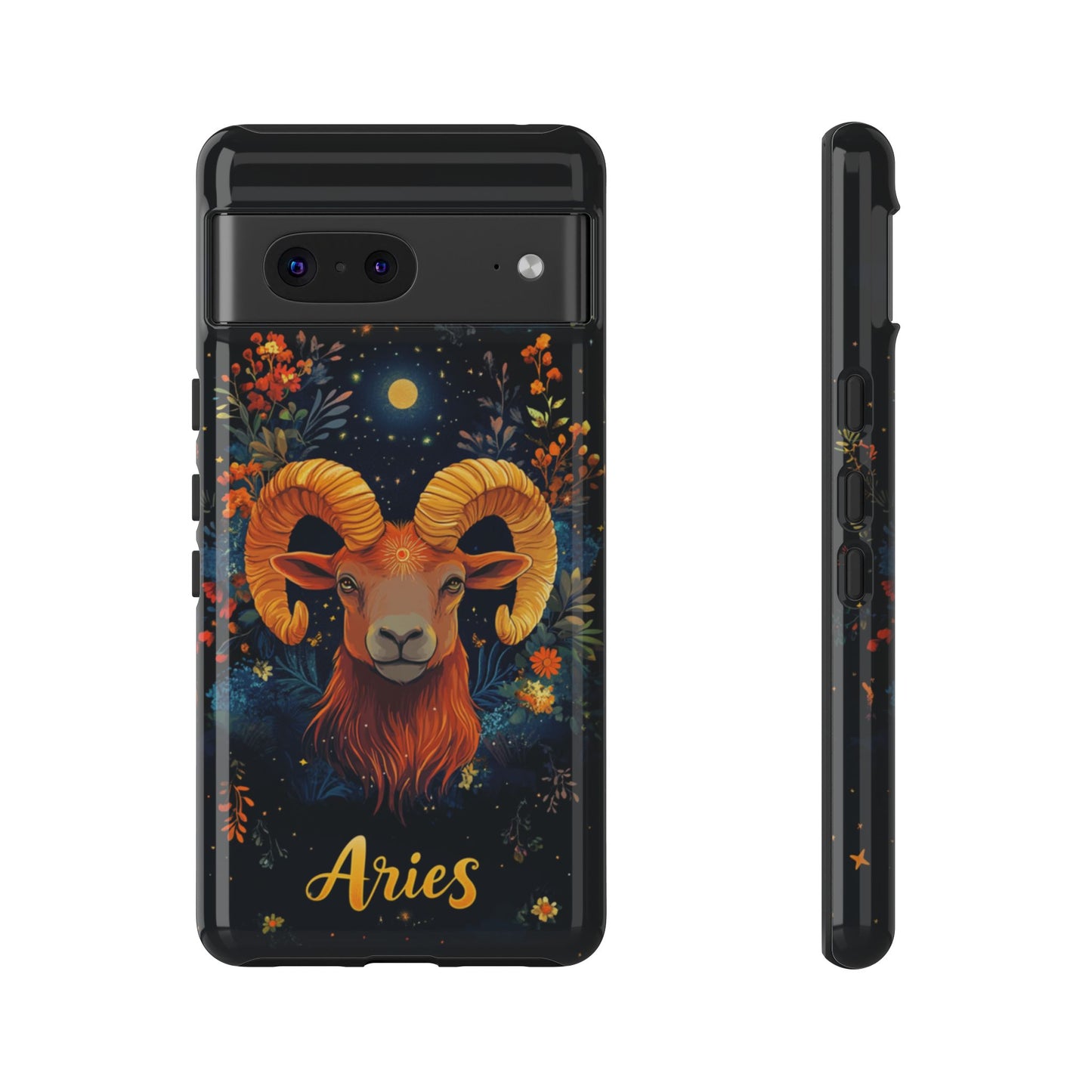 Aries Celestial Bloom Phone Case – iPhone, Google Pixel, Samsung Galaxy