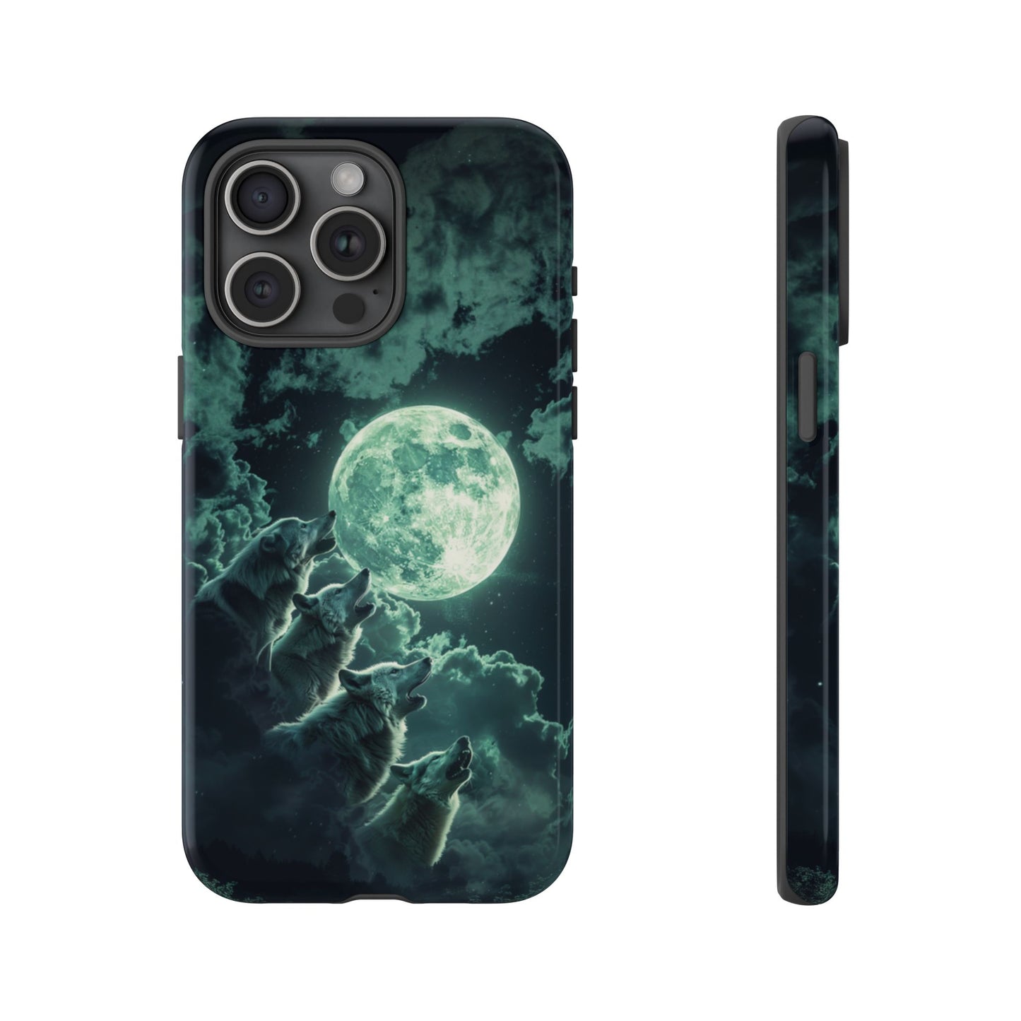Moonlit Wolf Chorus - Tough iPhone Case