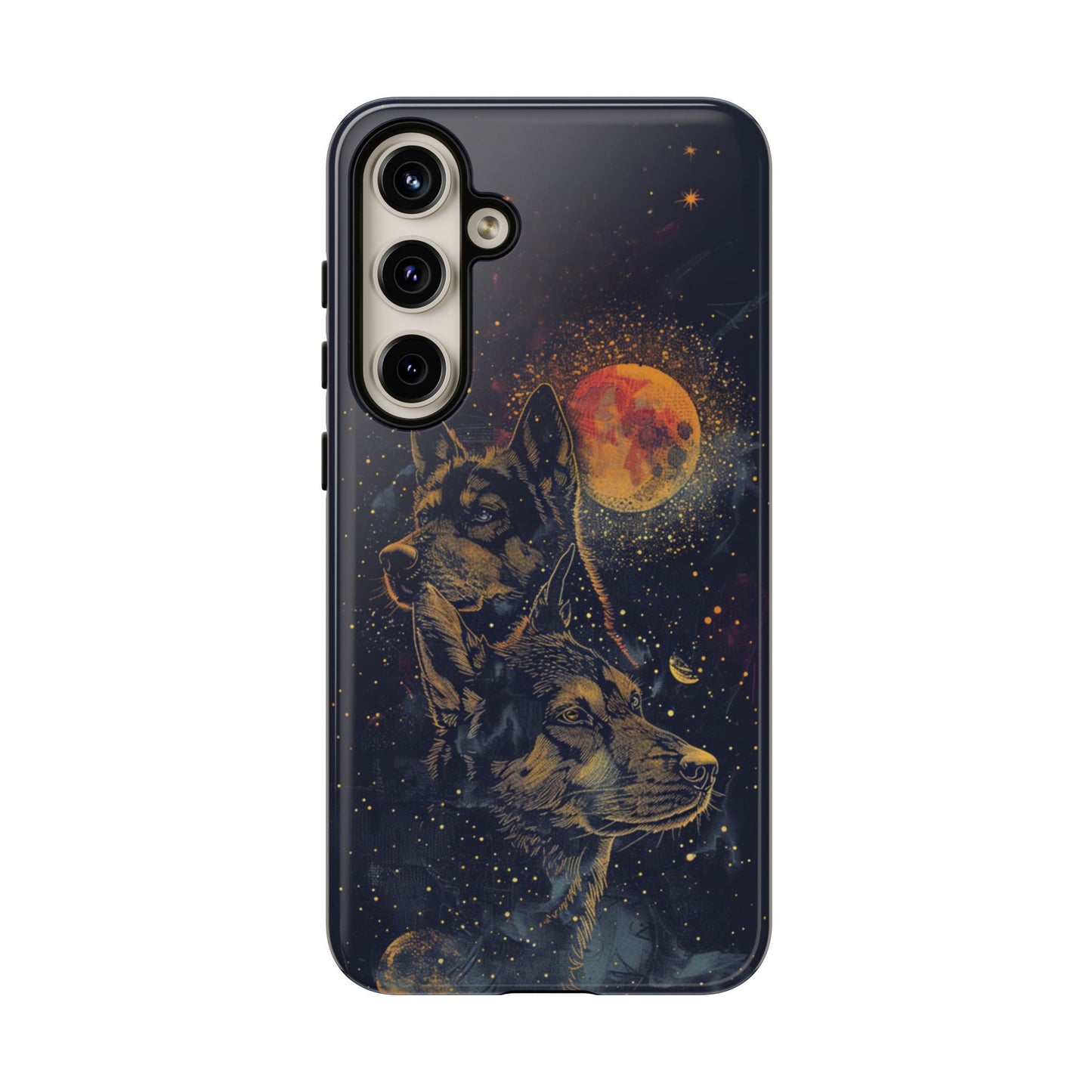 German Shepherd Celestial Phone Case – iPhone, Google Pixel, Samsung Galaxy