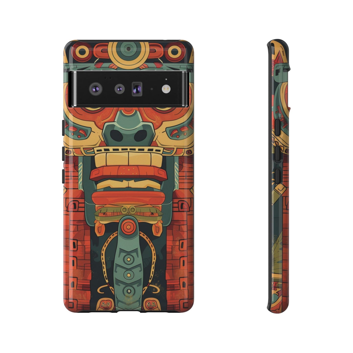 Vivid Ancient Glyphs Phone Case - iPhone, Google Pixel, Samsung