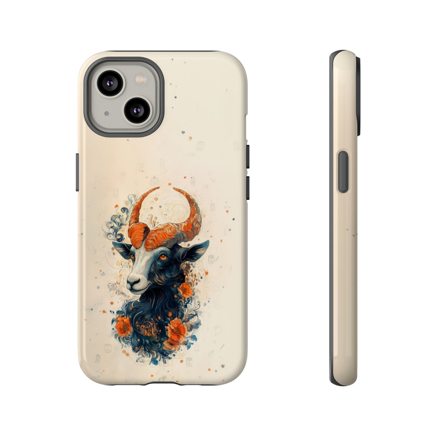Capricorn Celestial Goat - Tough iPhone Case