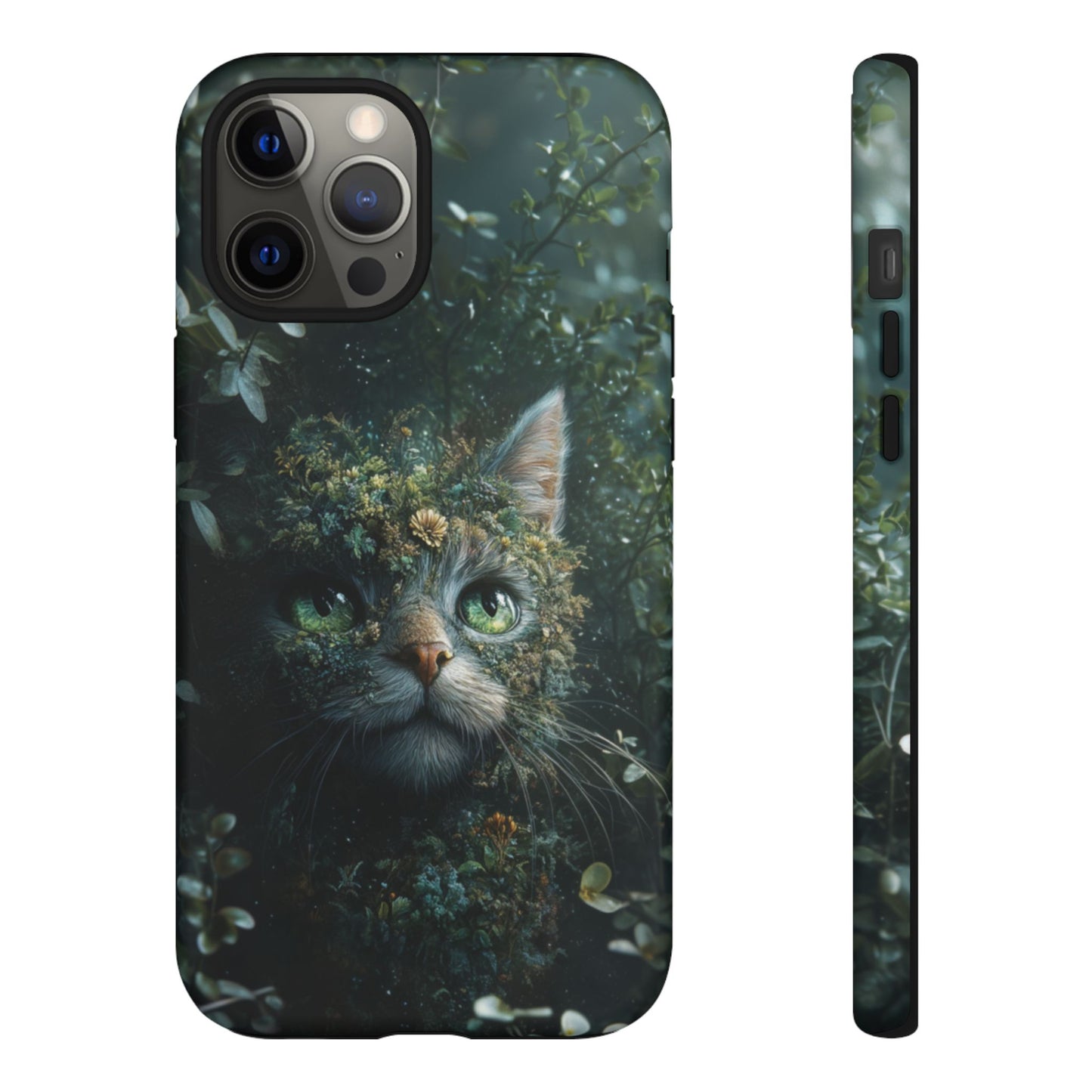 Forest Fantasy Cat Phone Case – iPhone, Google Pixel, Samsung Galaxy