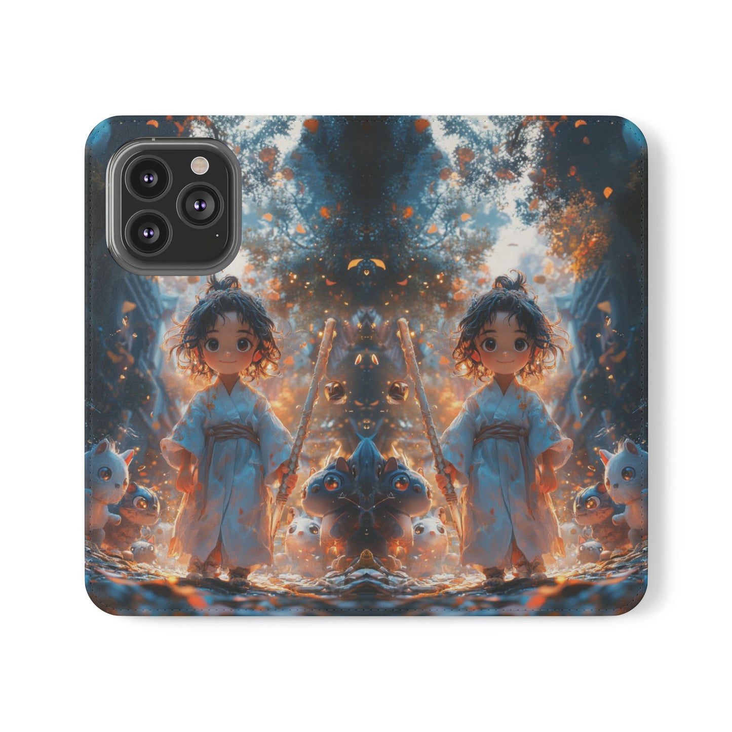 Forest Spirit Child - Wallet Flip Case