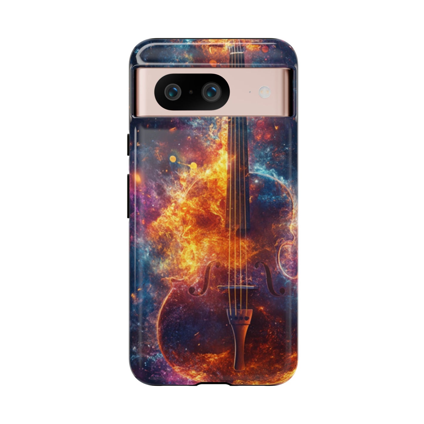 Fiery Violin Galaxy Phone Case – iPhone, Samsung, Google Pixel