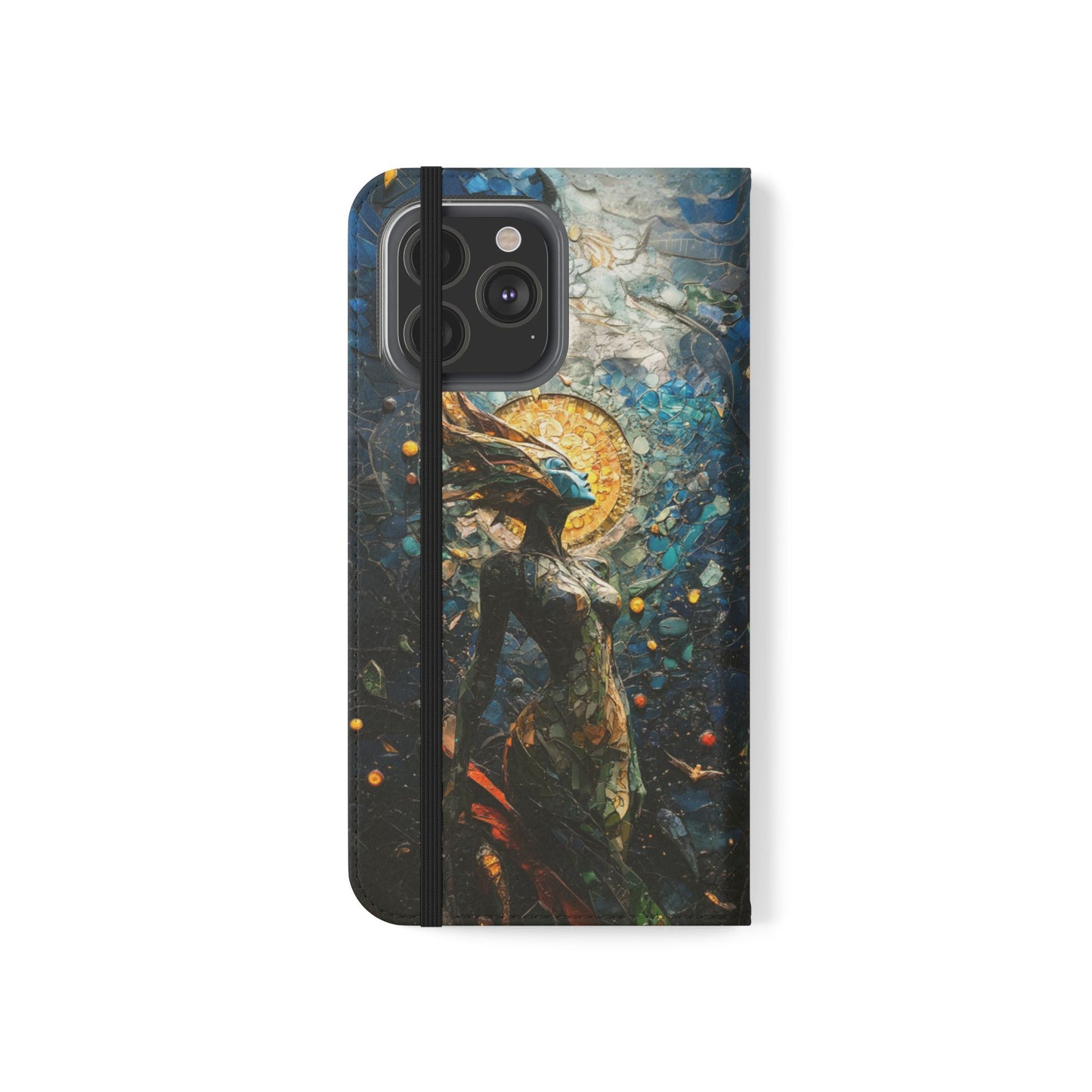 Stained Glass Goddess - Wallet Flip Case