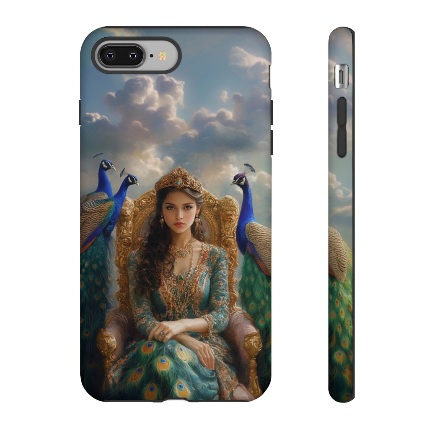 Hera Peacock Empress Golden Throne - Tough iPhone Case