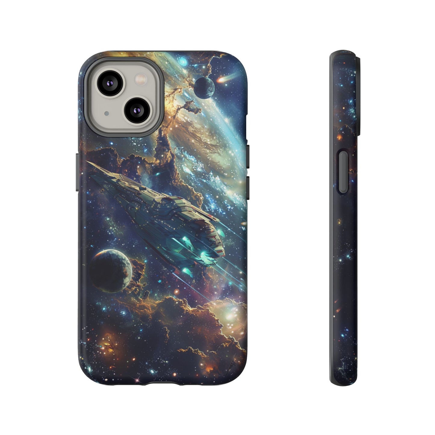 Galactic Voyage: Futuristic Spaceship - iPhone, Google Pixel, Samsung Galaxy